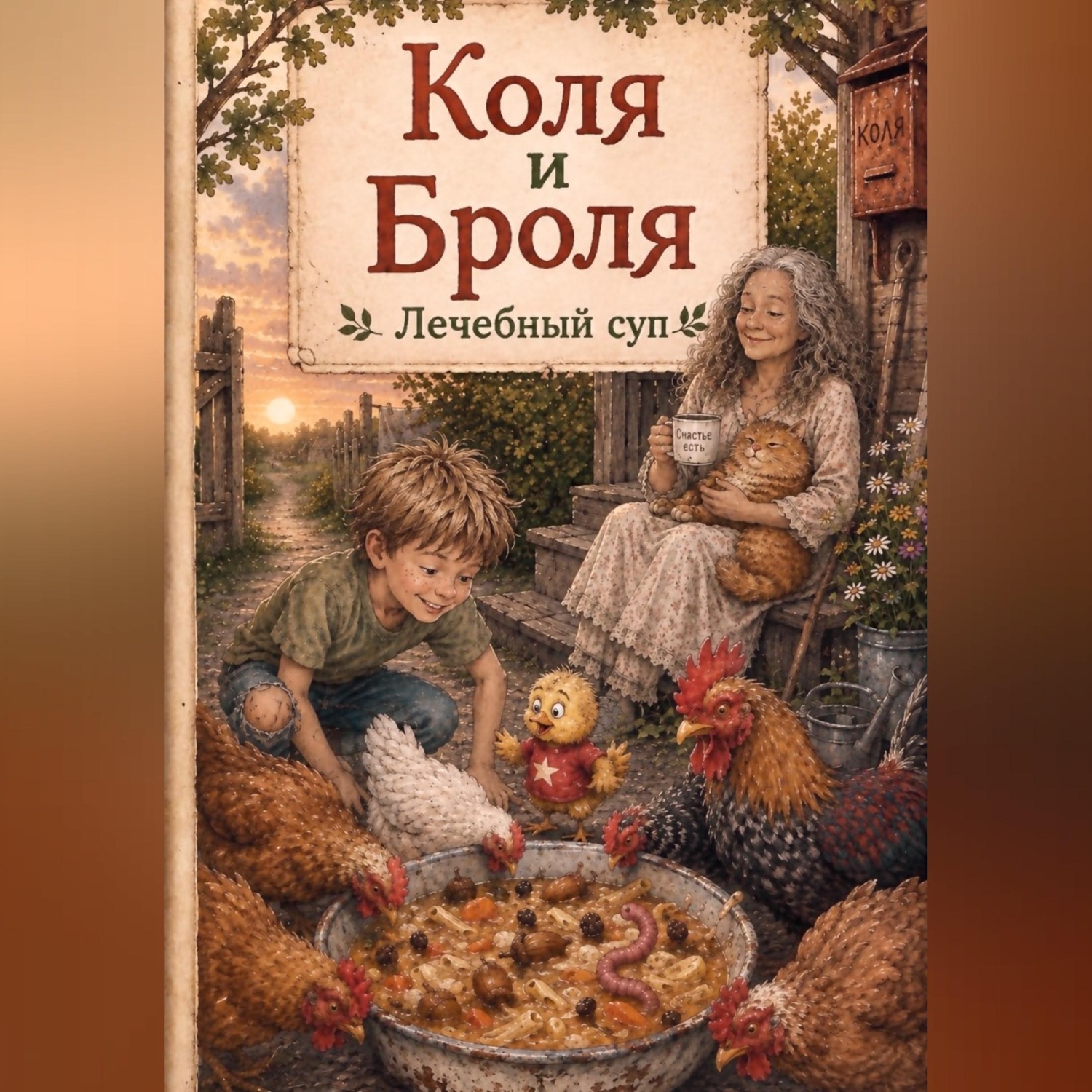 Обложка книги «Коля и Броля. Лечебный суп.»