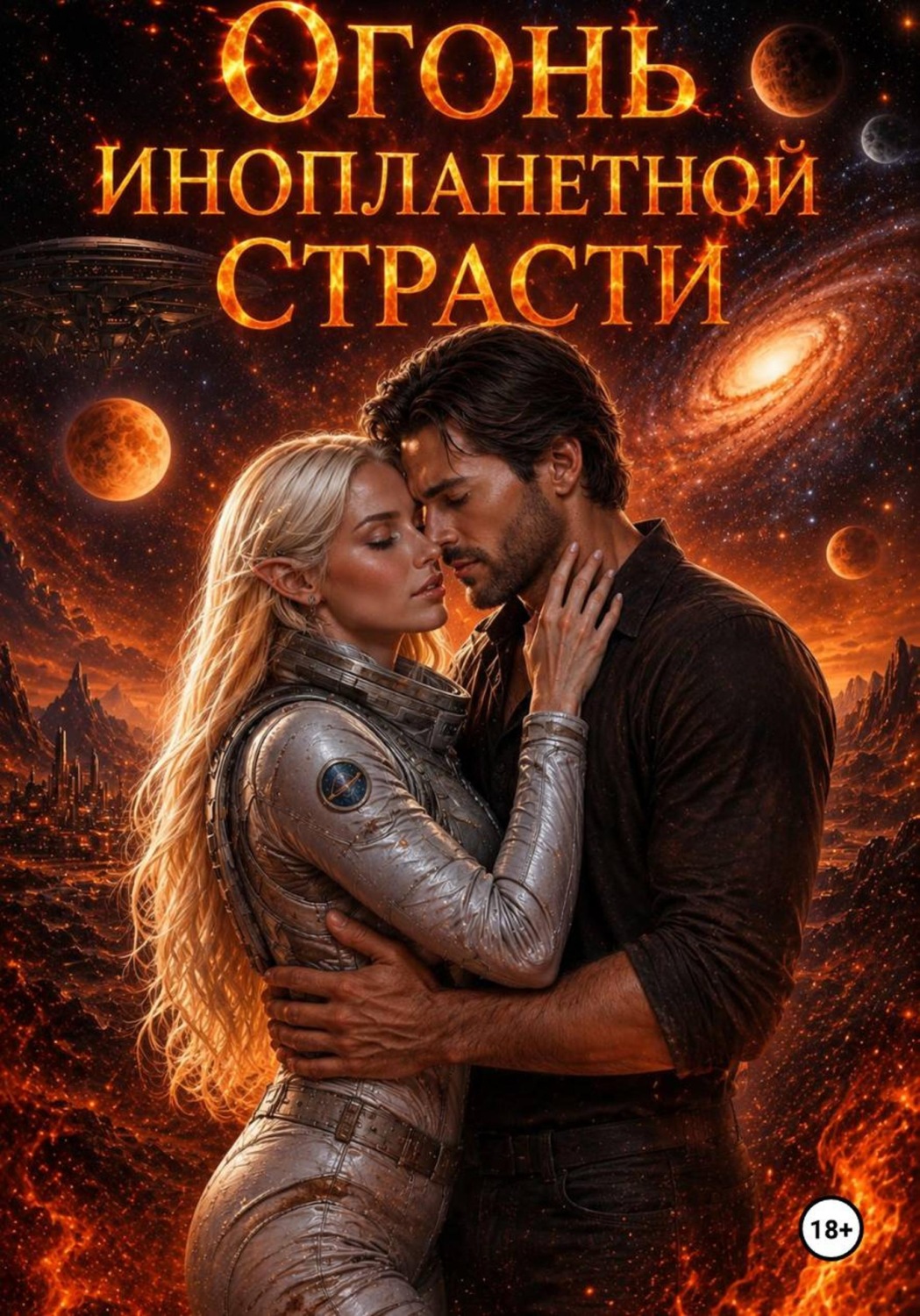 Обложка книги «Огонь инопланетной страсти»