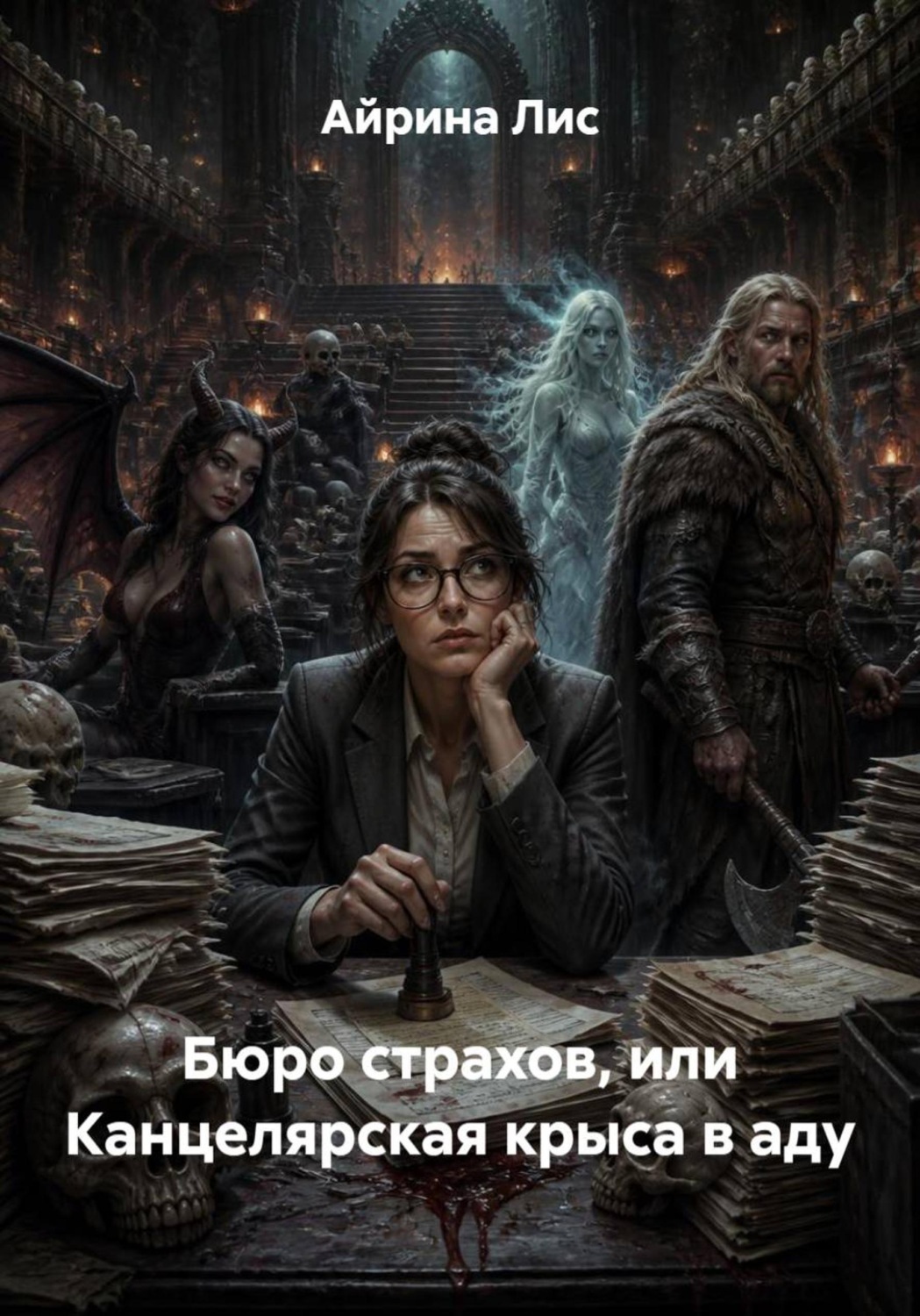 Обложка книги «Бюро страхов, или Канцелярская крыса в аду»