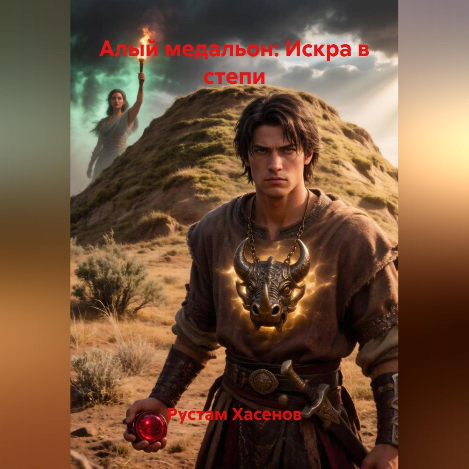 Обложка книги «Алый медальон: Искра в степи»