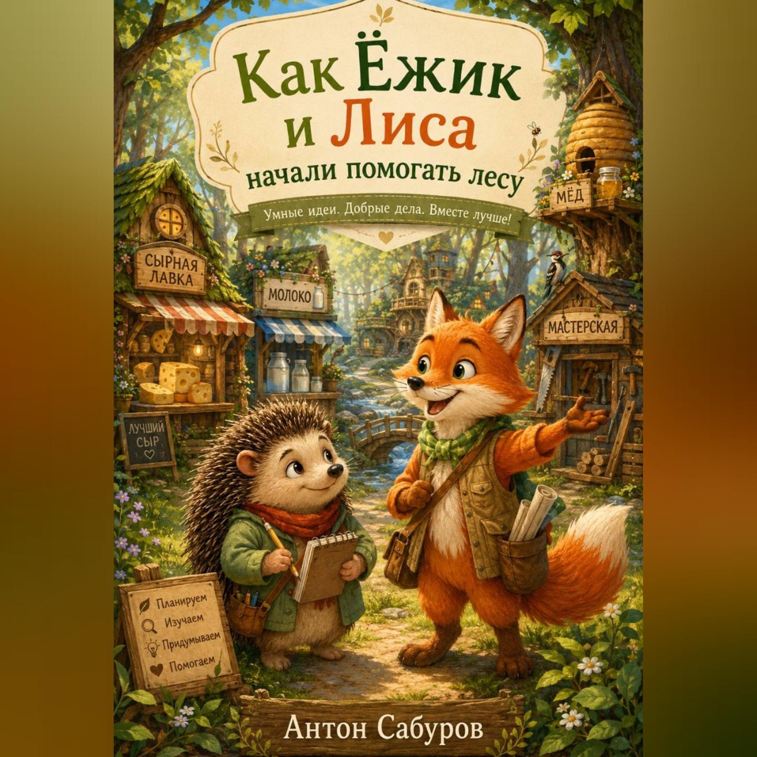 Обложка книги «Ёжик и Лиса: маленькое агентство большого леса»