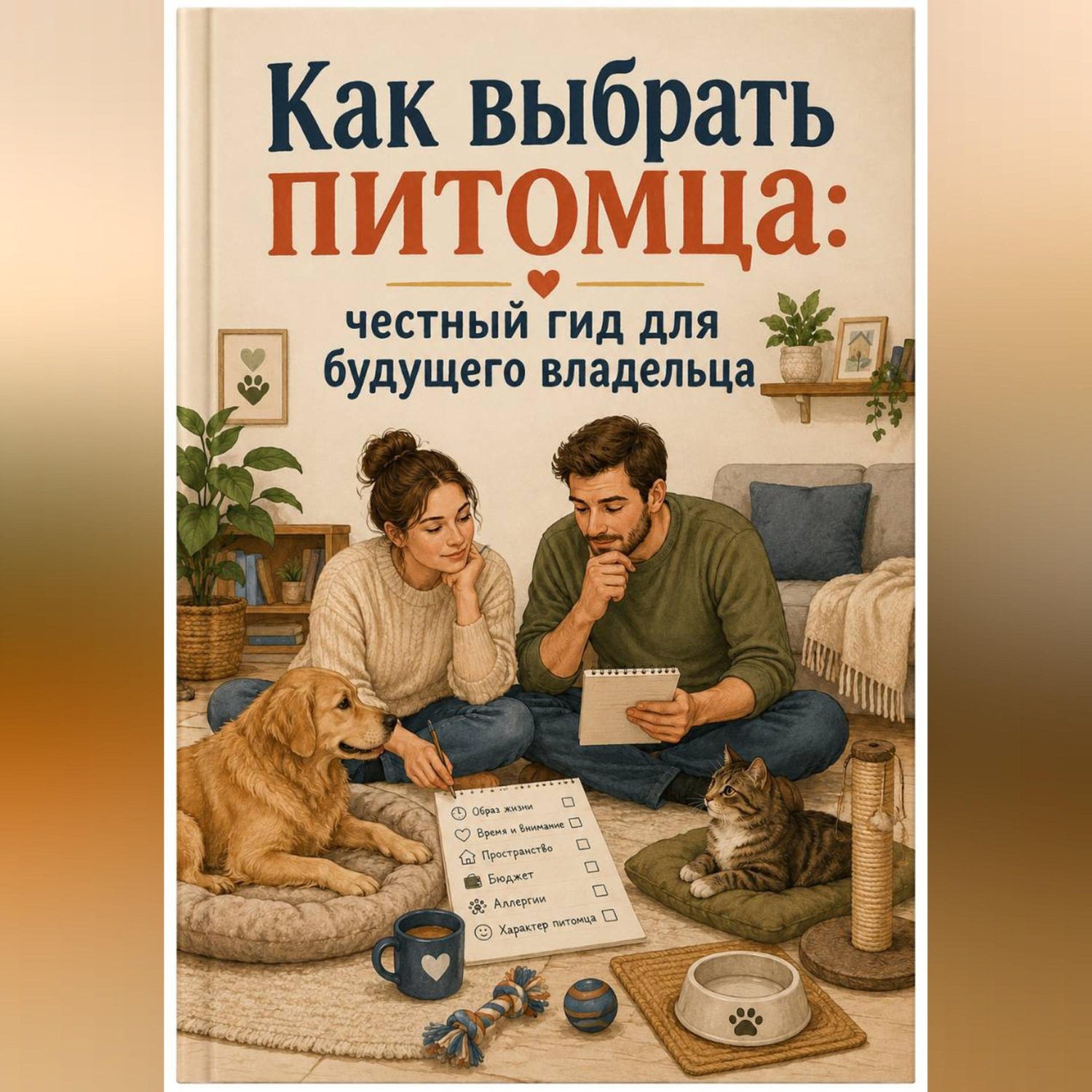 Обложка книги «Как выбрать питомца: честный гид для будущего владельца»