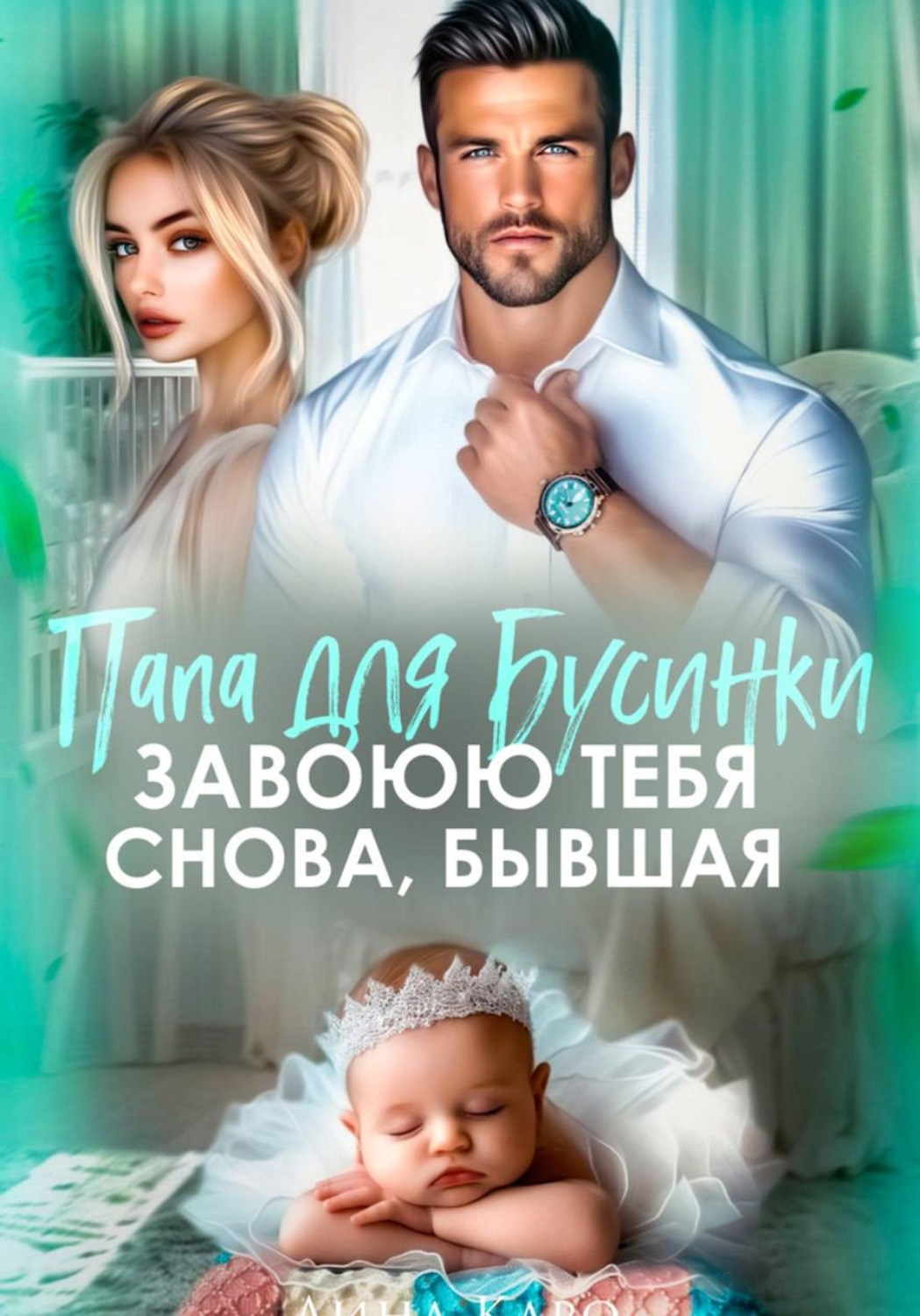 Обложка книги «Папа для Бусинки. Завоюю тебя снова, бывшая»