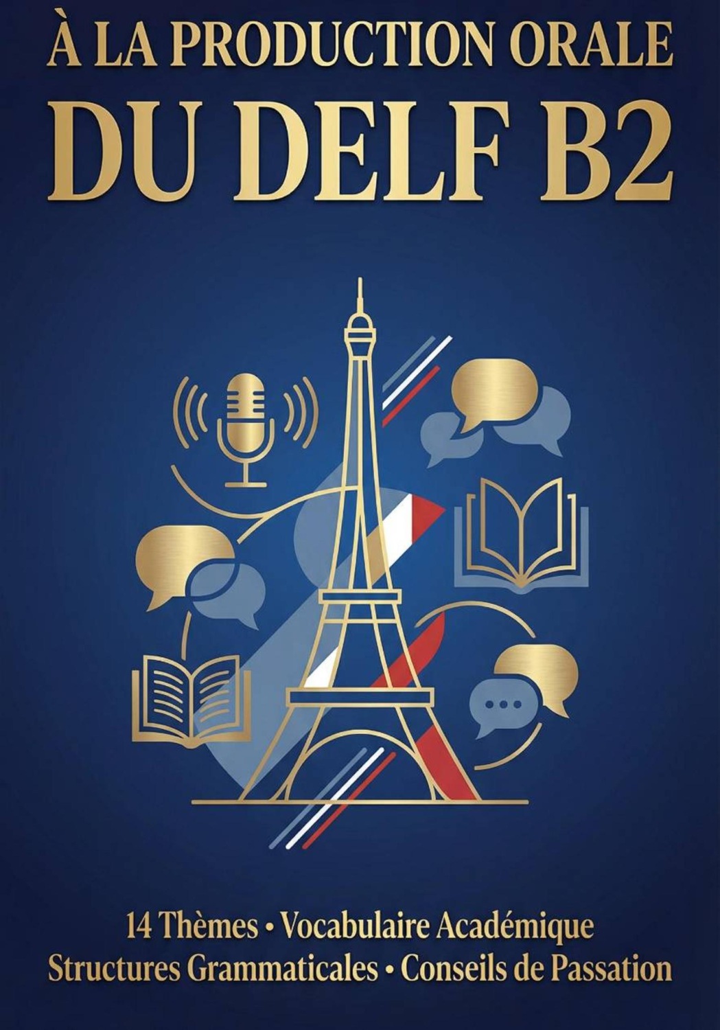 Обложка книги «Guide de préparation à la production orale du DELF B2»