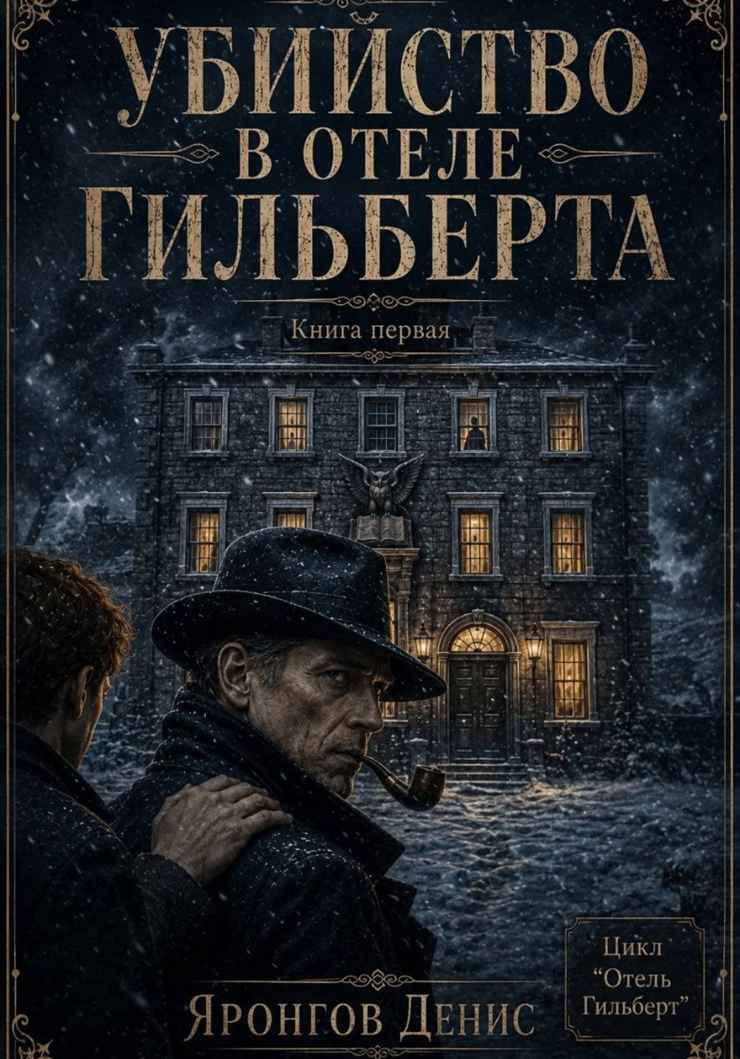 Обложка книги «Отель Гильберт. Книга первая: Убийство в отеле Гильберта»
