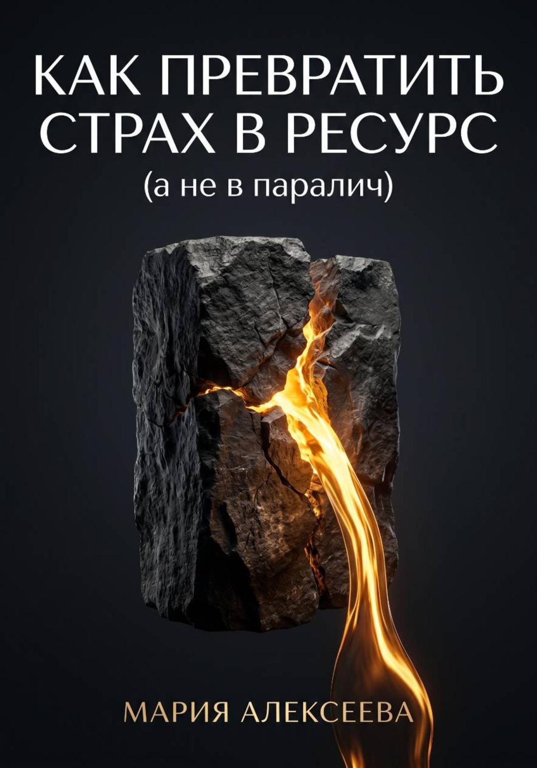 Обложка книги «Как трансформировать страх в ресурс (а не в паралич)»