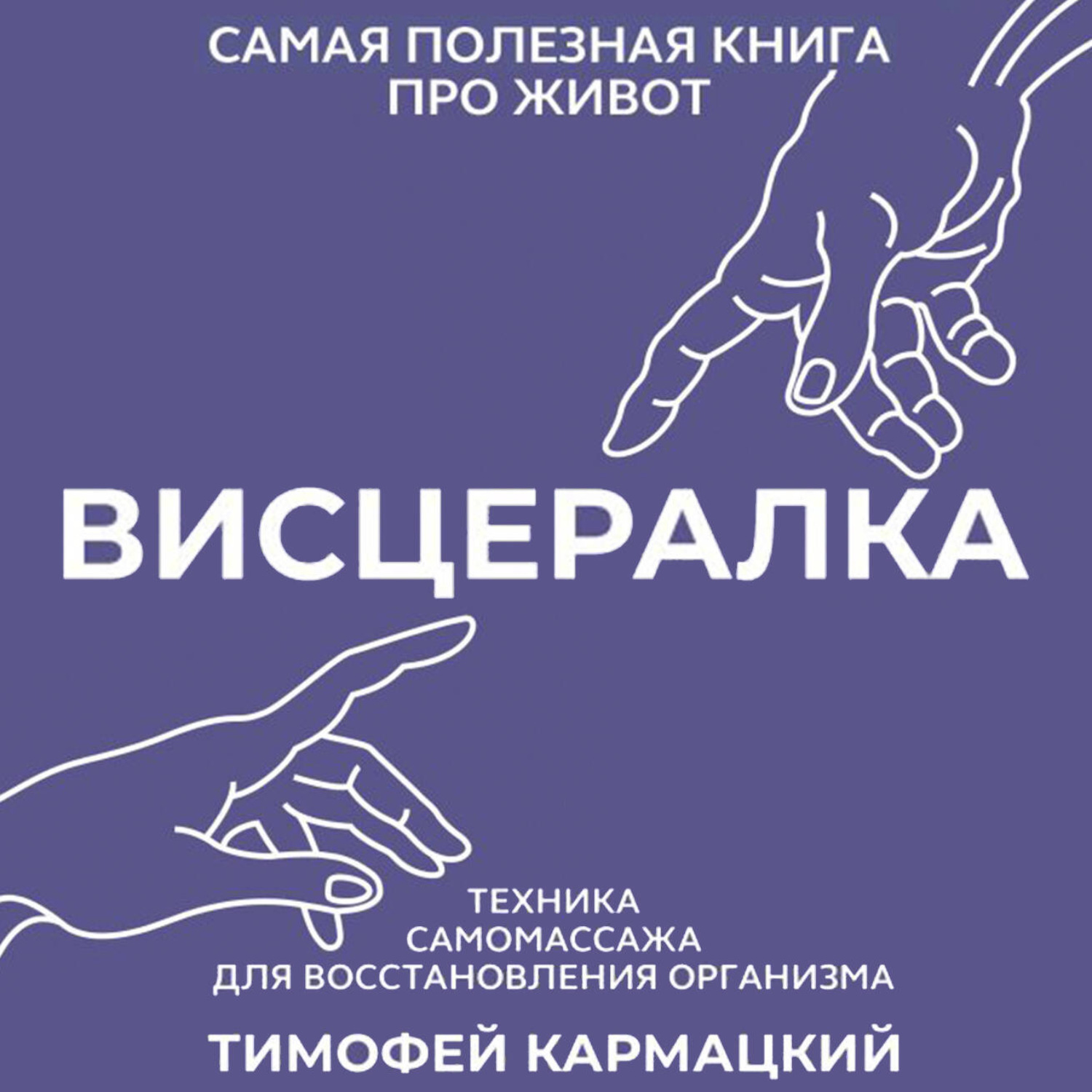 Обложка книги «Висцералка. Техника самомассажа для восстановления организма. Самая полезная книга про живот»