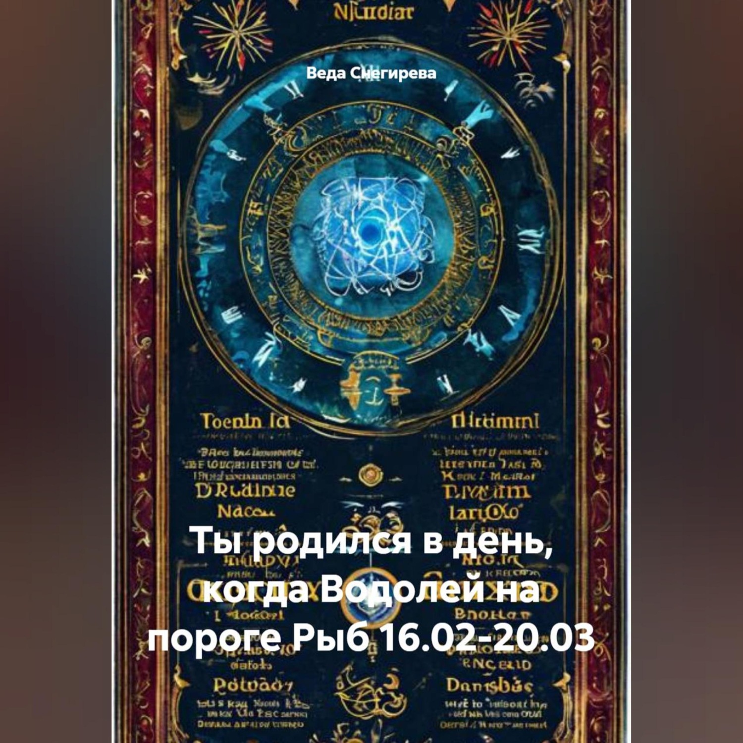 Обложка книги «Ты родился в день, когда-Водолей на пороге Рыб 16.02-20.03»