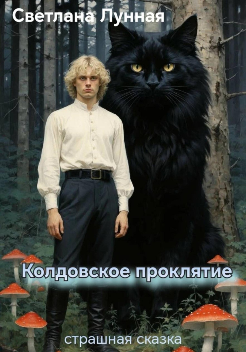 Обложка книги «Колдовское проклятие - страшная сказка»