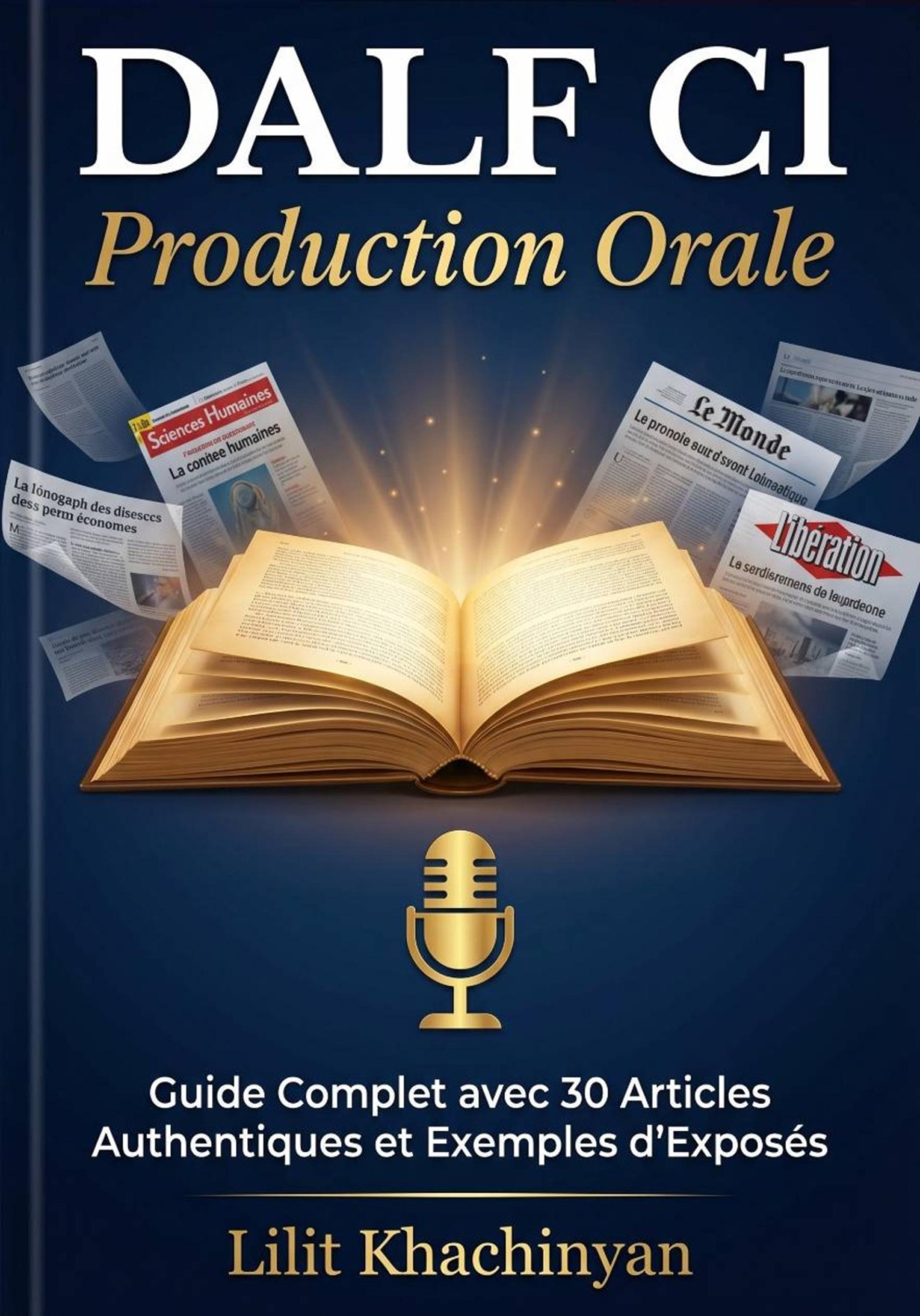 Обложка книги «DALF C1 Production orale: Guide complet de préparation à l'exposé oral»
