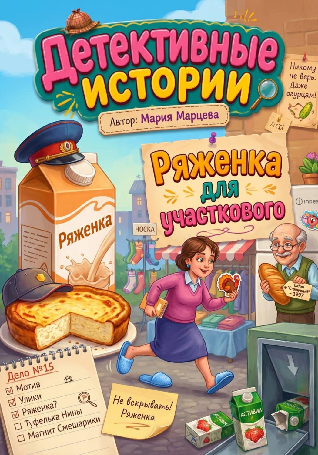 Обложка книги «Детективные истории. Ряженка для участкового»