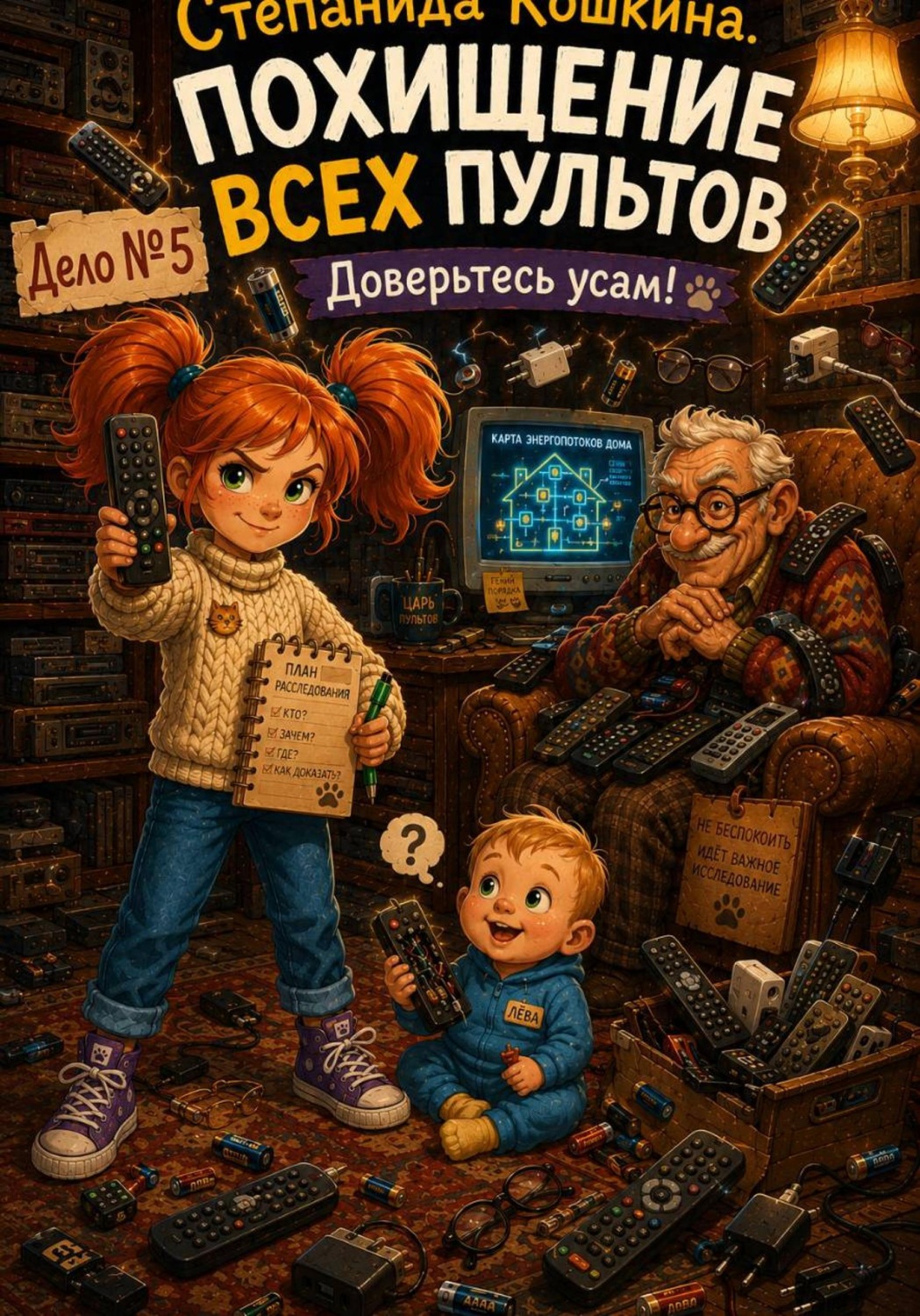 Обложка книги «Дело 5. ПОХИЩЕНИЕ ВСЕХ ПУЛЬТОВ»