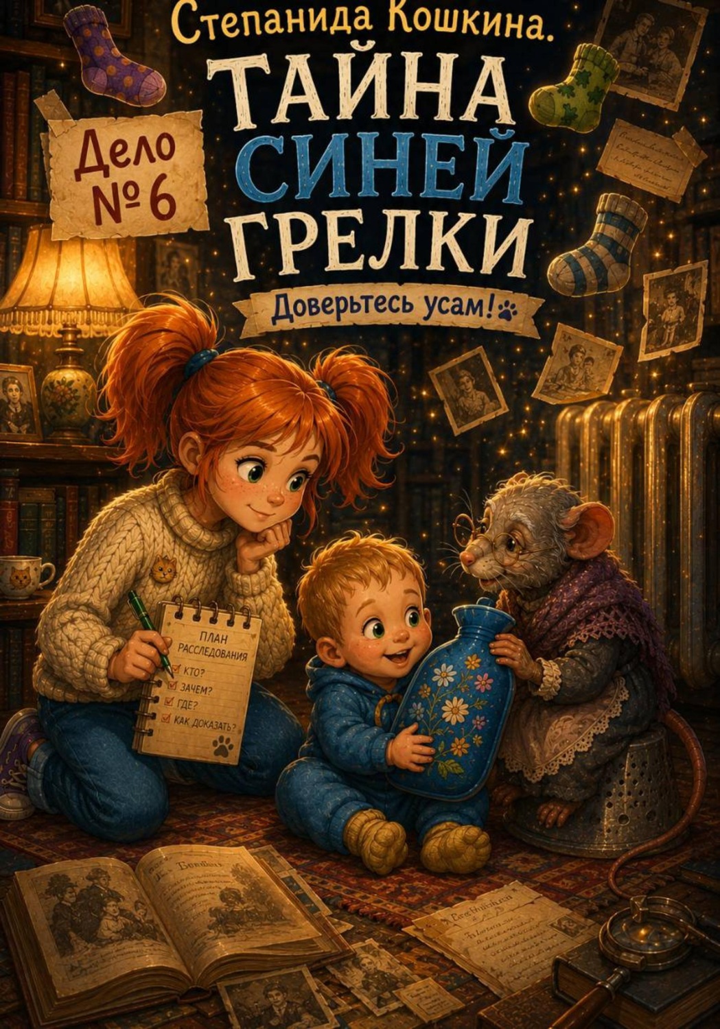 Обложка книги «Дело 6. ТАЙНА СИНЕЙ ГРЕЛКИ»