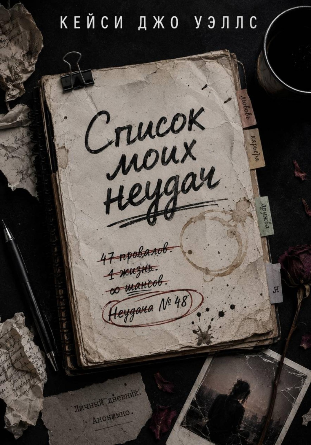 Обложка книги «Список моих неудач»