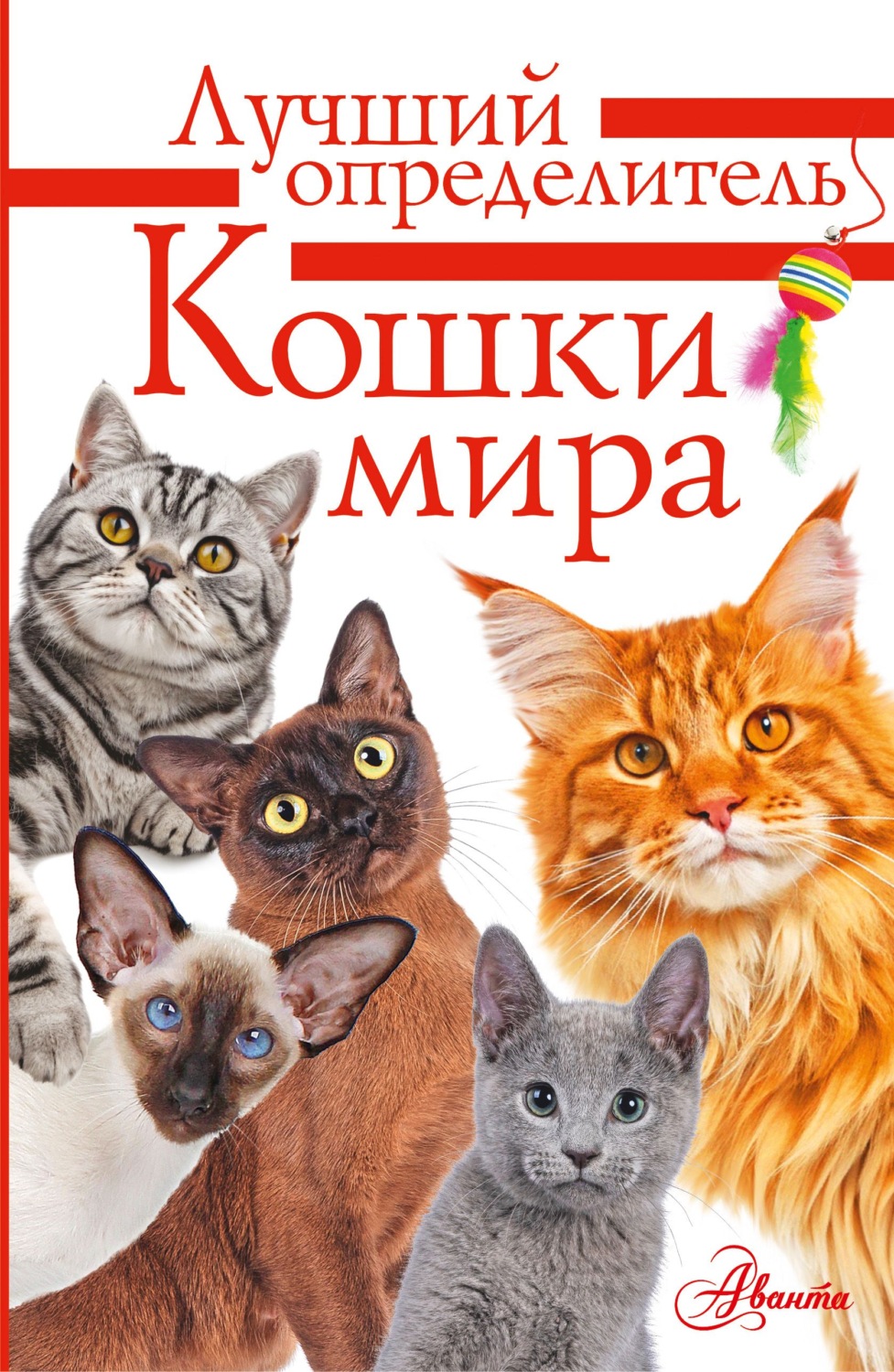 Обложка книги «Кошки мира. Определитель»