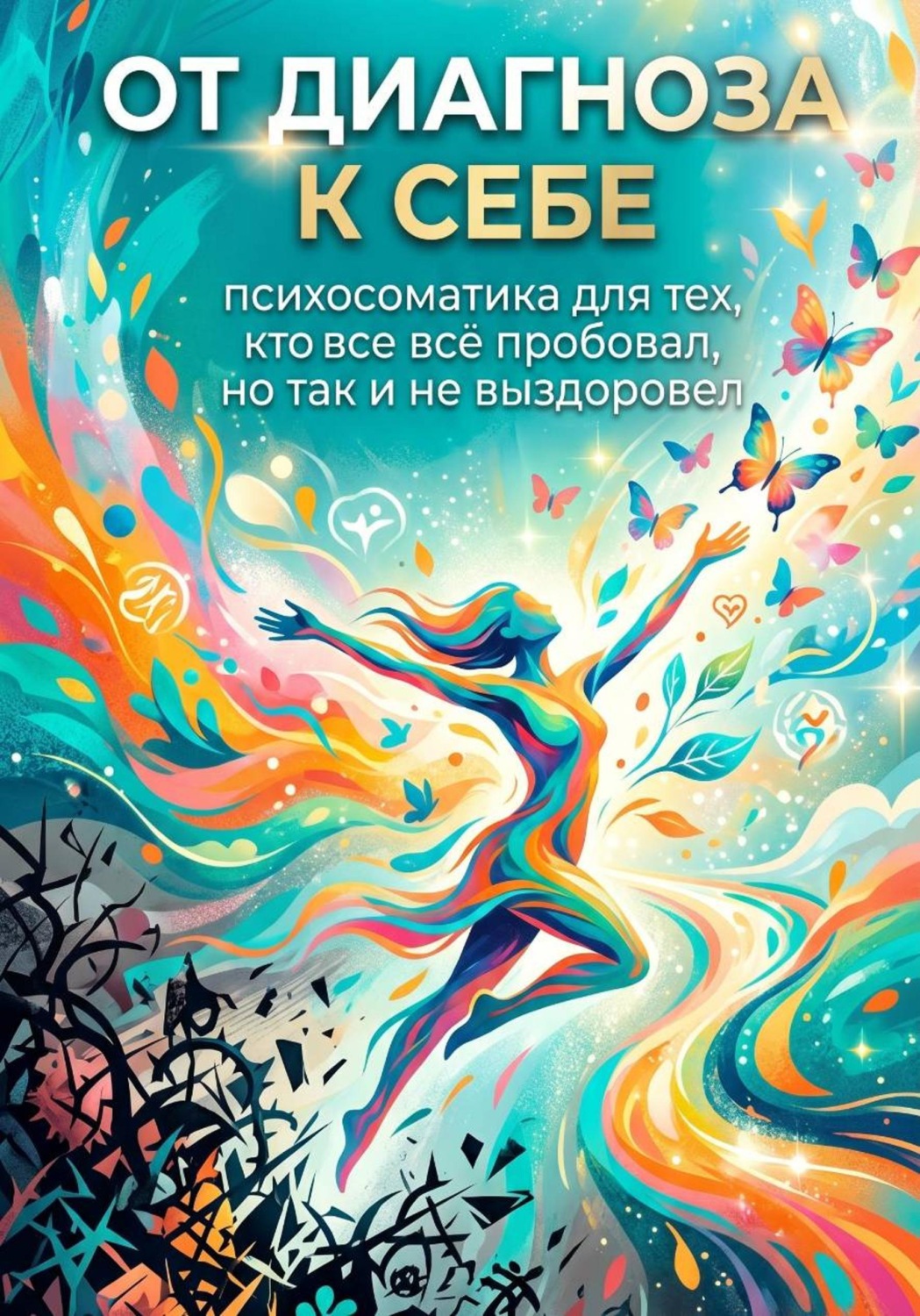 Обложка книги «От диагноза к себе: психосоматика для тех, кто всё пробовал, но так и не выздоровел»