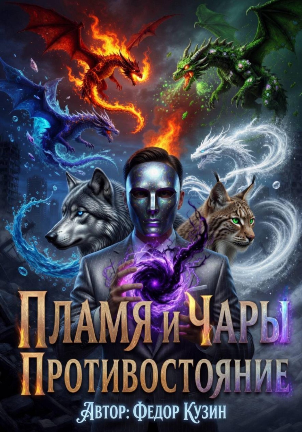 Обложка книги «Пламя и Чары. Противостояние»