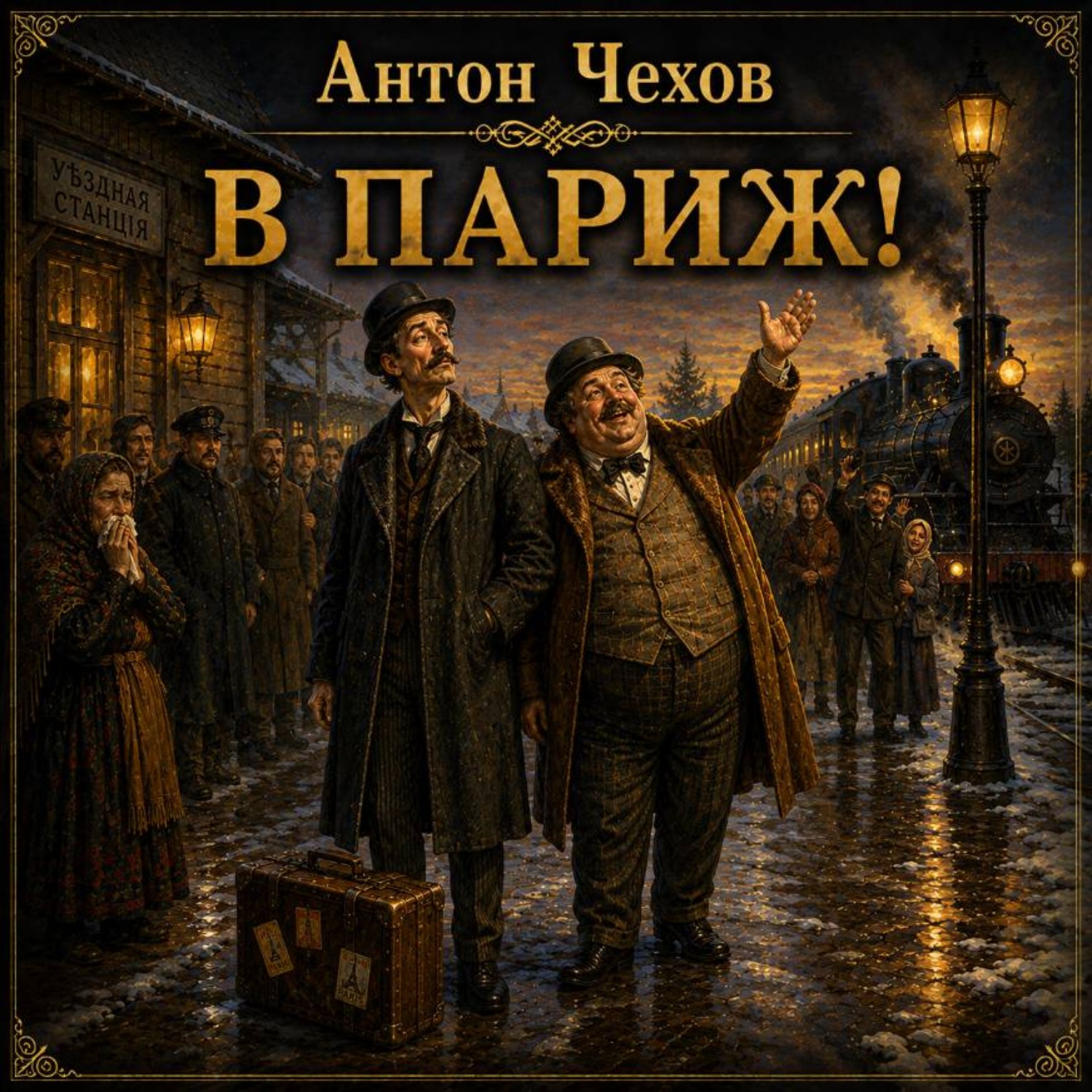 Обложка книги «В Париж»