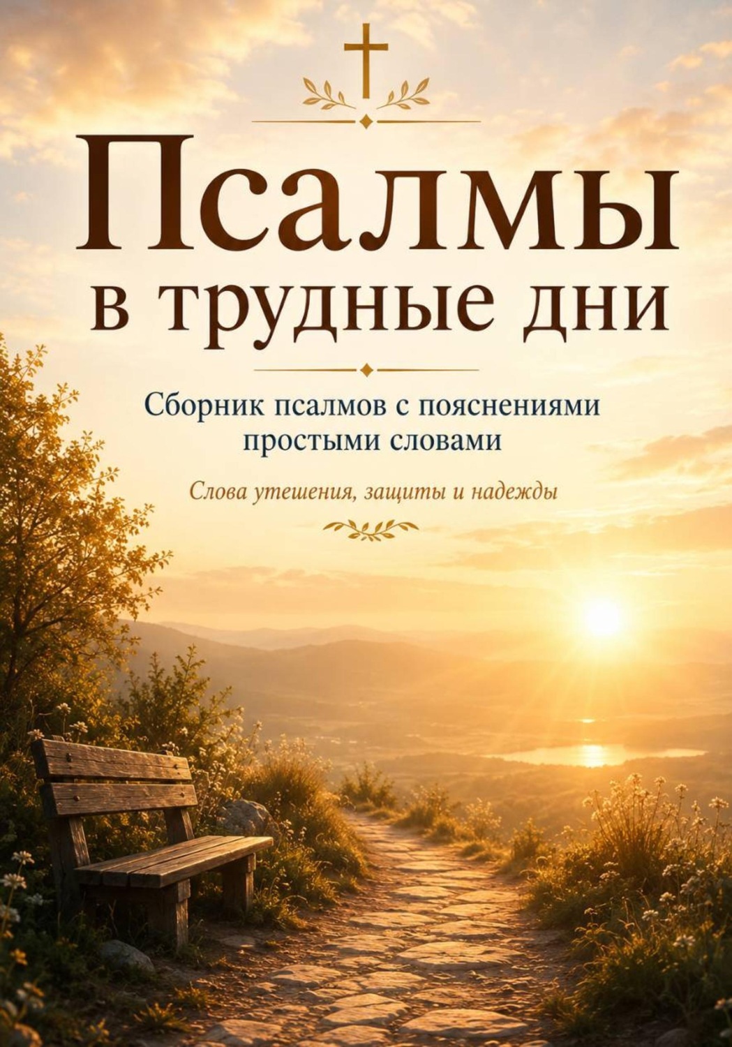 Обложка книги «Псалмы в трудные дни. Сборник псалмов с пояснениями простыми словами»