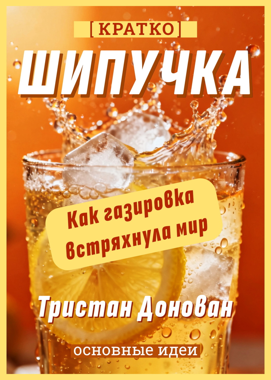 Обложка книги «Шипучка. Как газировка встряхнула мир. Тристан Донован. Кратко»