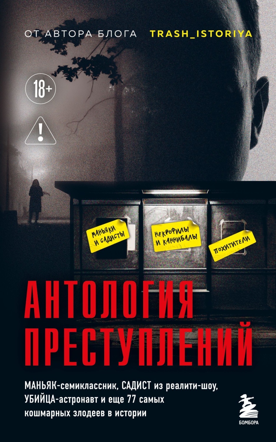 Обложка книги «Антология преступлений. Маньяк-семиклассник, садист из реалити-шоу, убийца-астронавт и еще 77 самых кошмарных злодеев в истории»