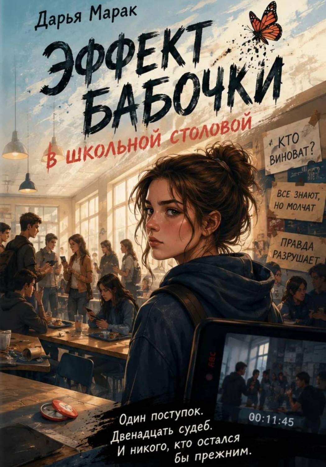 Обложка книги «Эффект бабочки в школьной столовой»