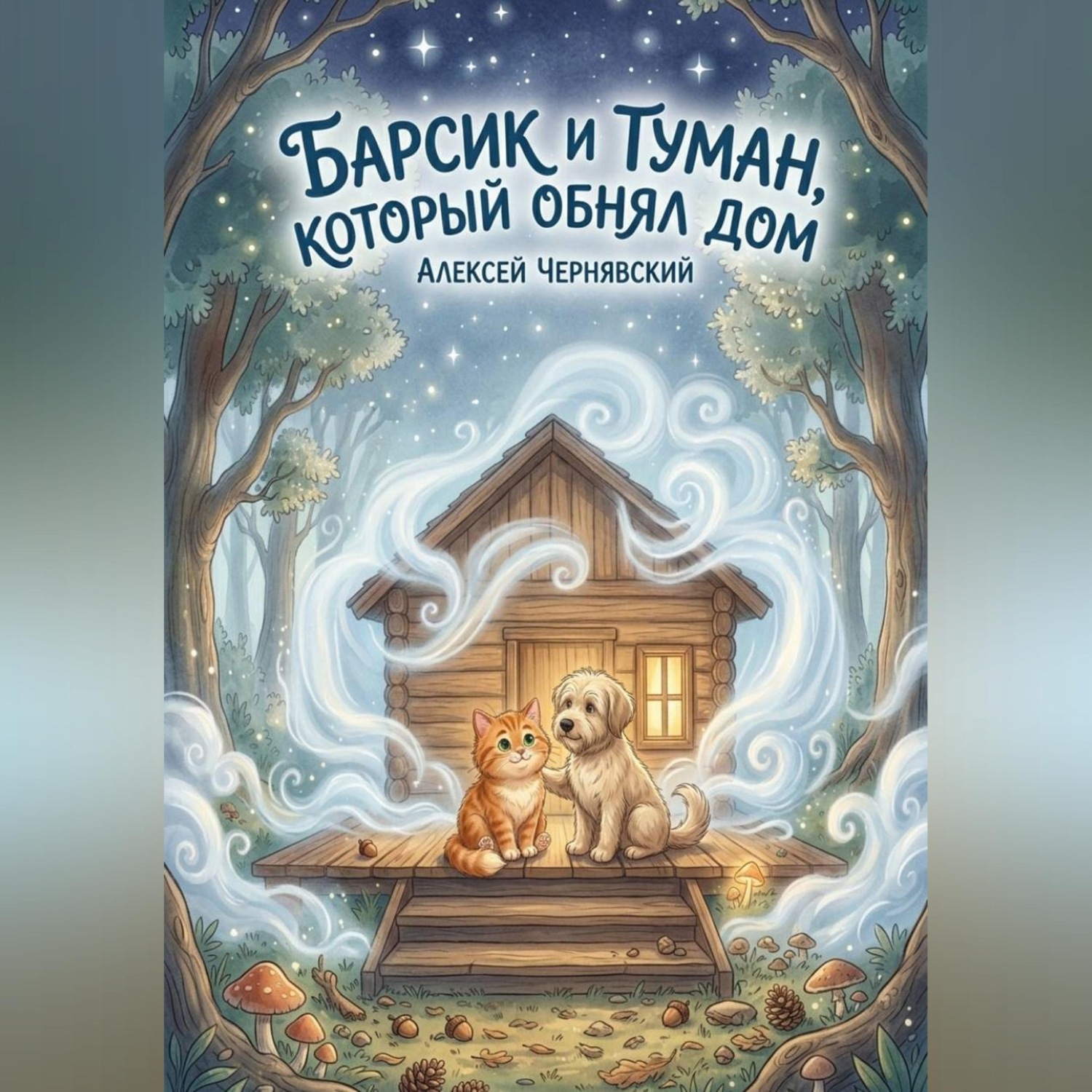 Обложка книги «Барсик и туман, который обнял дом»