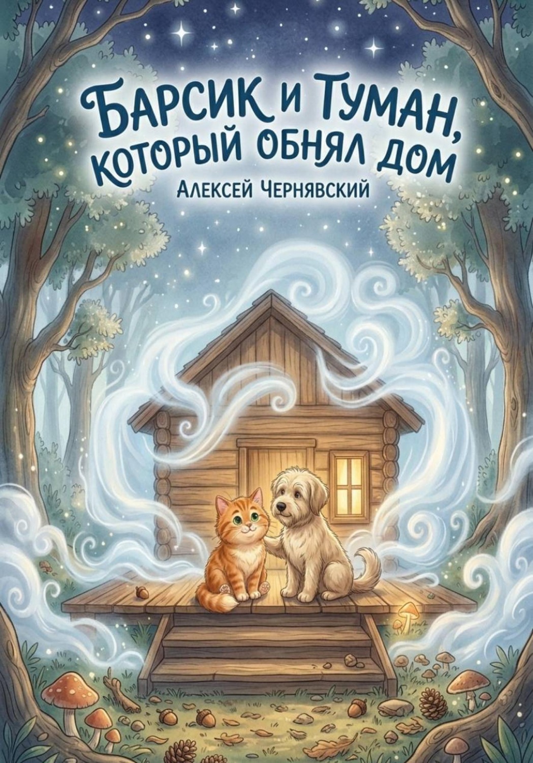 Обложка книги «Барсик и туман, который обнял дом»