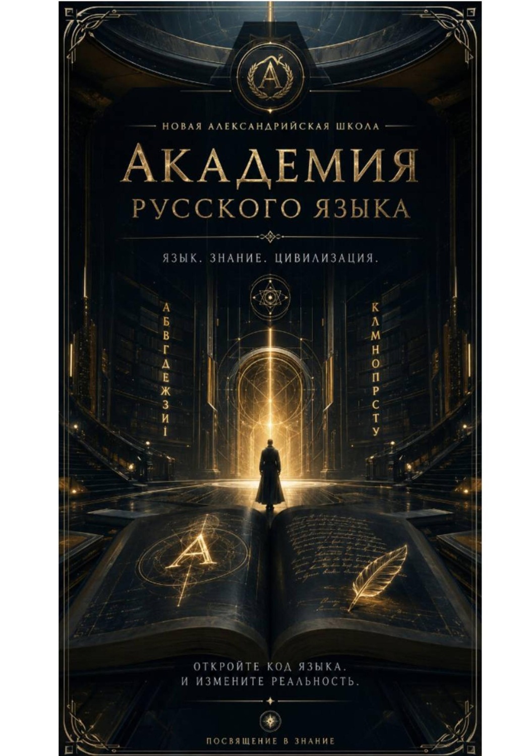 Обложка книги «Новая Александрийская школа — Академия русского языка. Язык. Знание. Цивилизация»