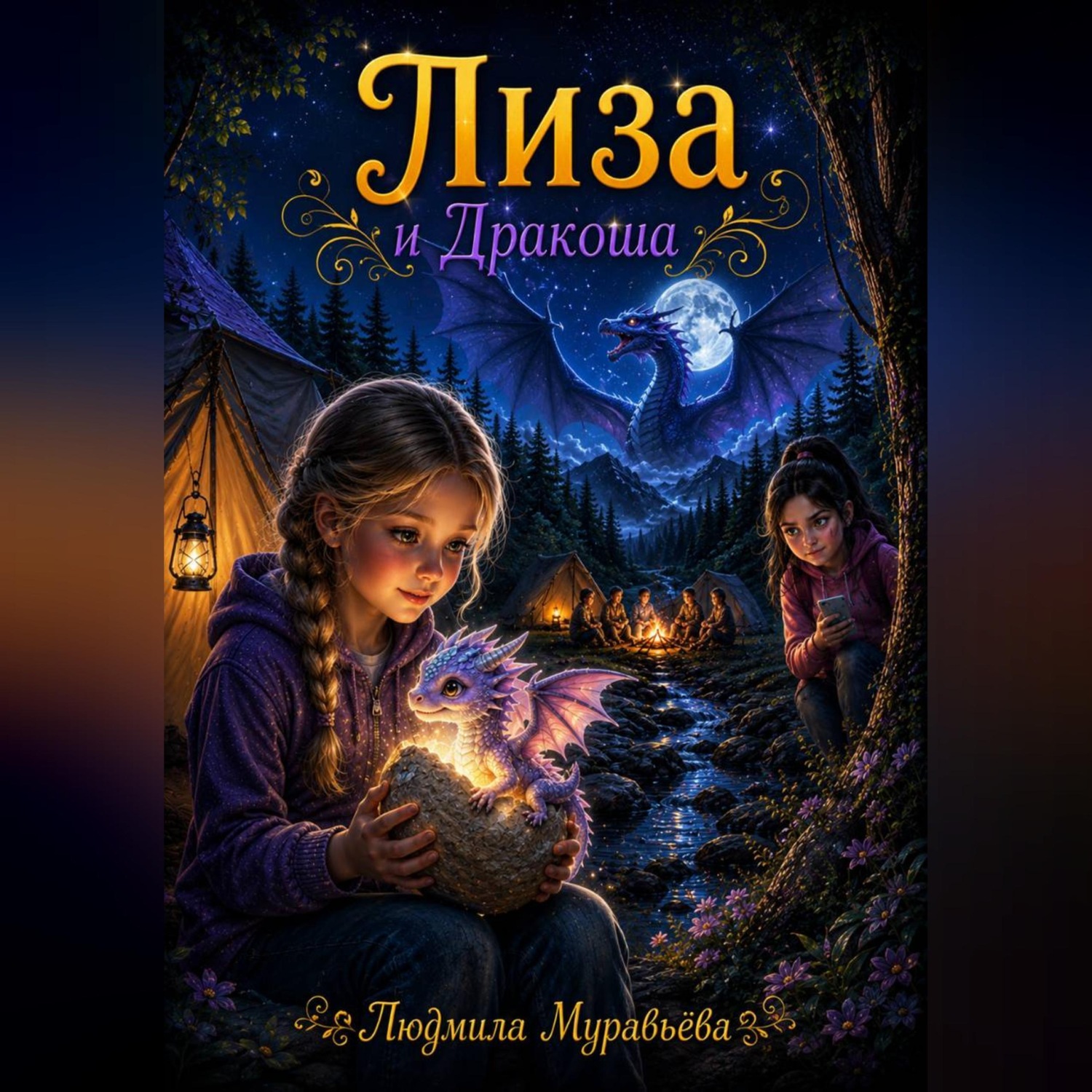 Обложка книги «Лиза и Дракоша»