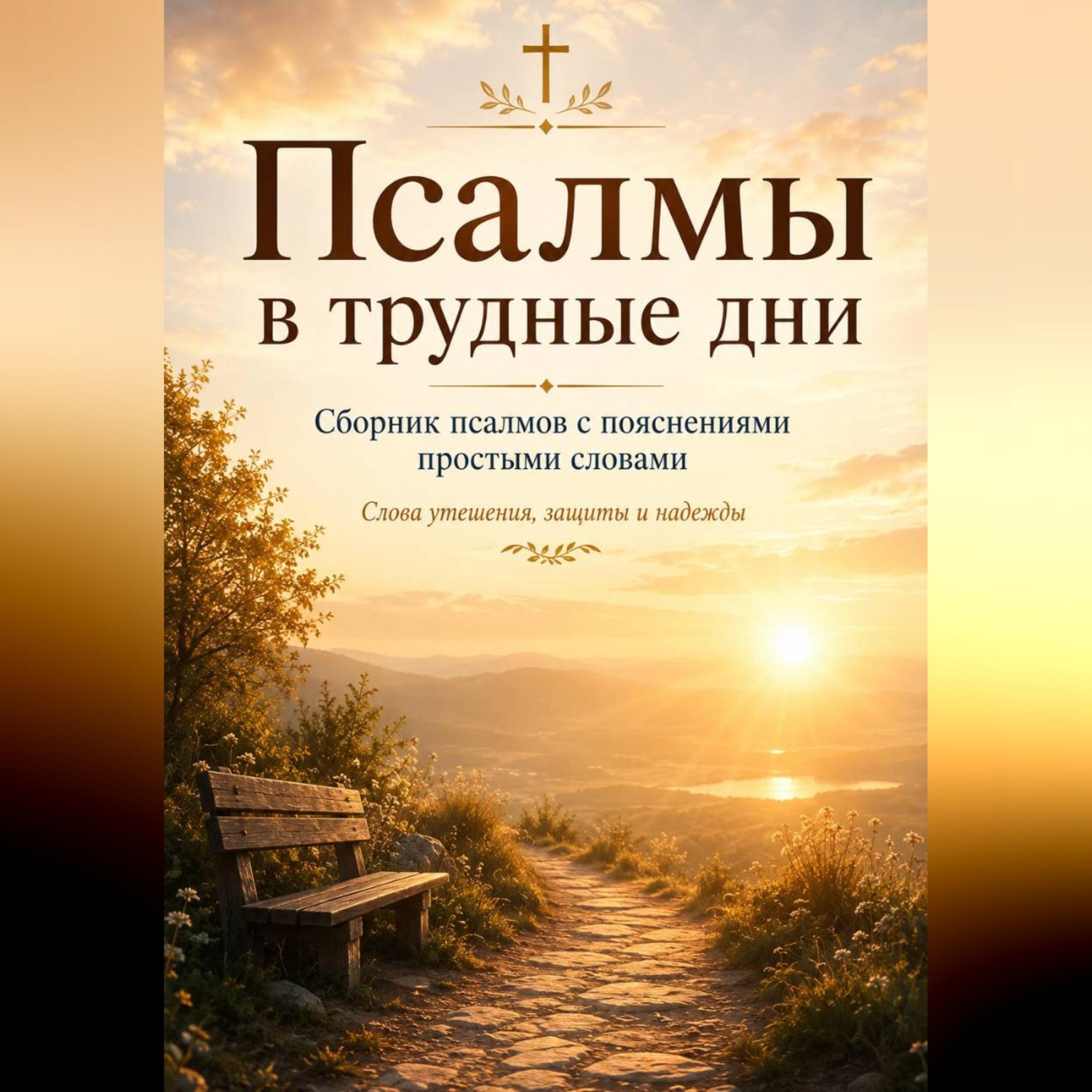 Обложка книги «Псалмы в трудные дни. Сборник псалмов с пояснениями простыми словами»