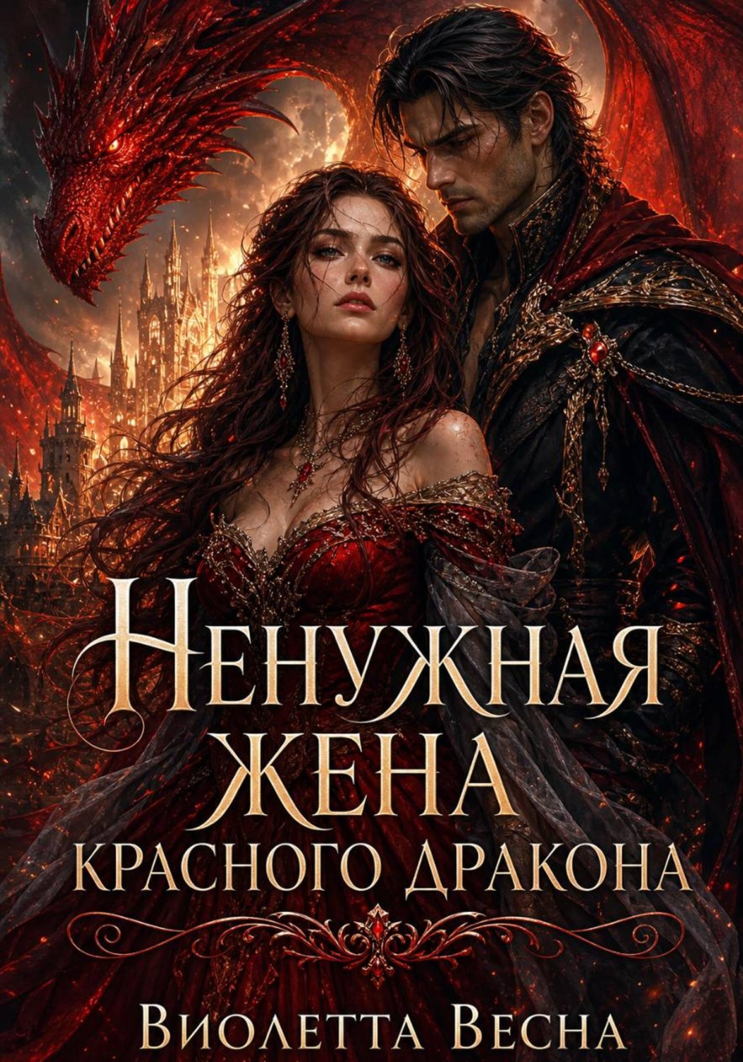 Обложка книги «Ненужная жена красного дракона»