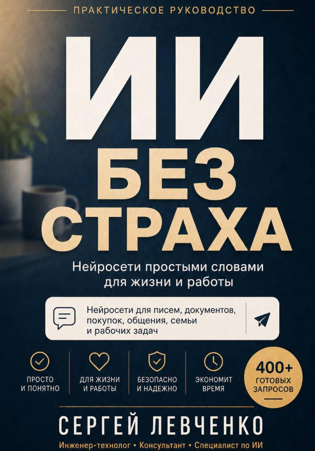Обложка книги «ИИ без страха. Нейросети простыми словами для жизни и работы»