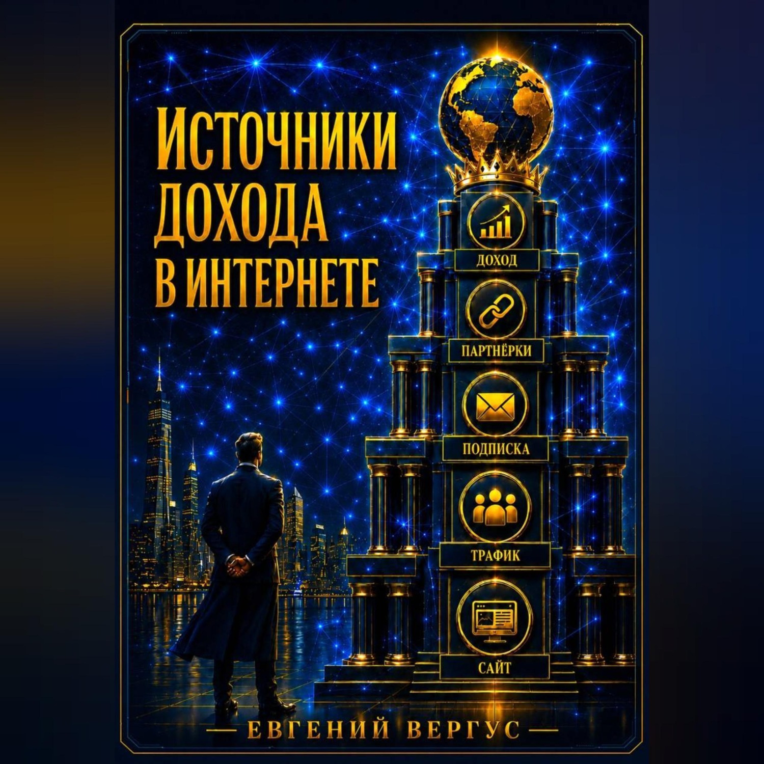 Обложка книги «Источники дохода в интернете»