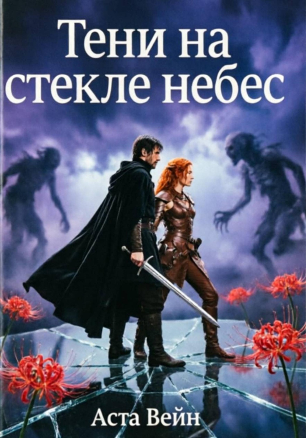 Обложка книги «Тени нас стекле небес»