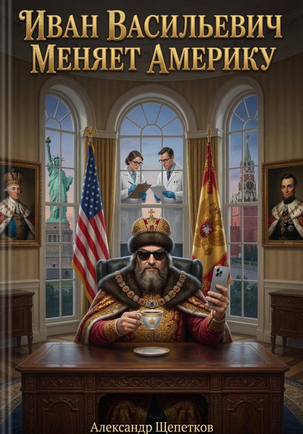 Обложка книги «Иван Васильевич меняет Америку»