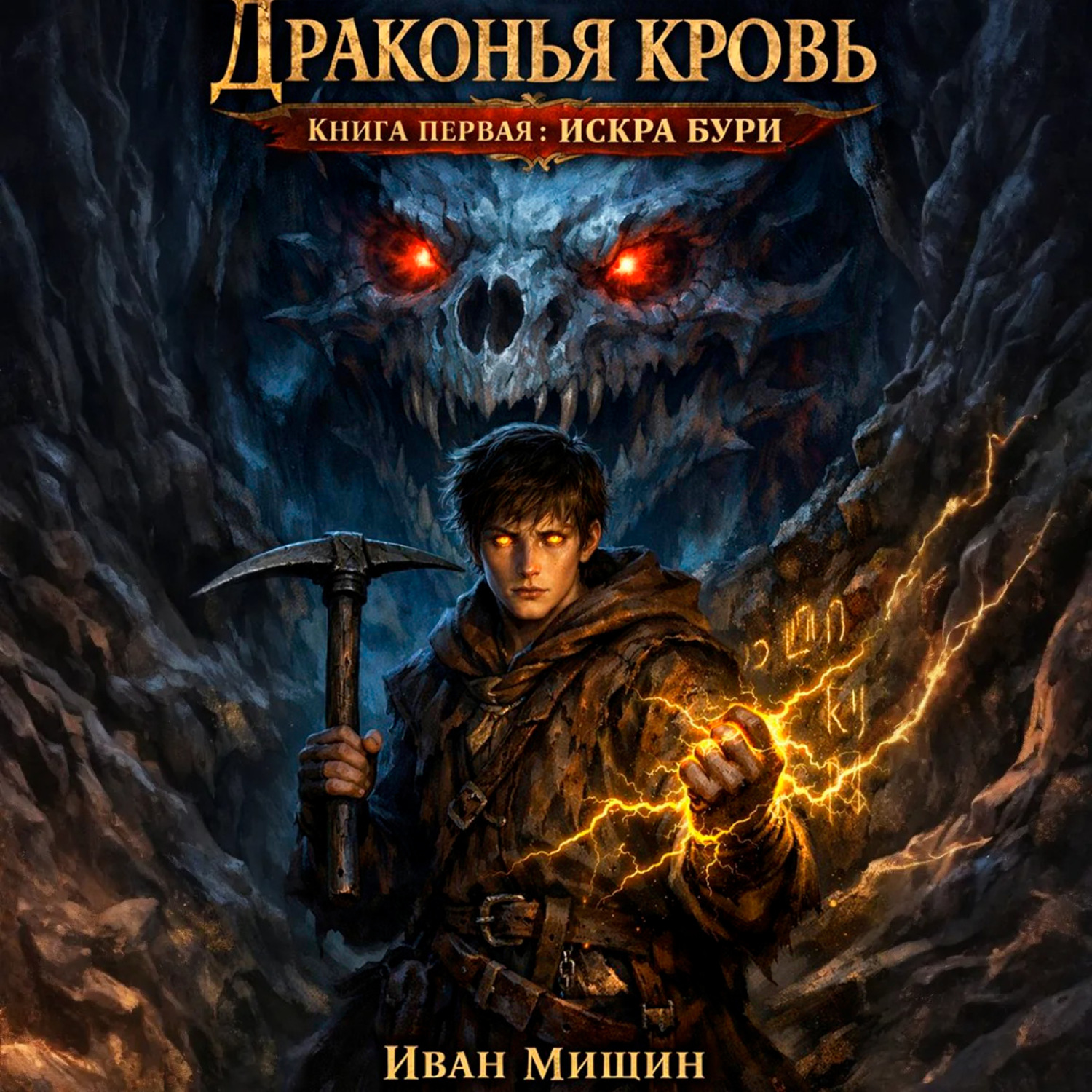 Обложка книги «Драконья кровь. Книга первая: Искра бури»