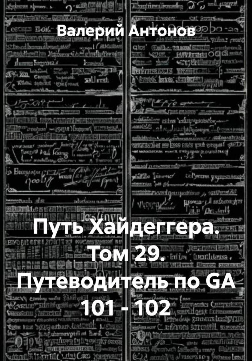 Обложка книги «Путь Хайдеггера. Том 29. Путеводитель по GA 101 - 102»