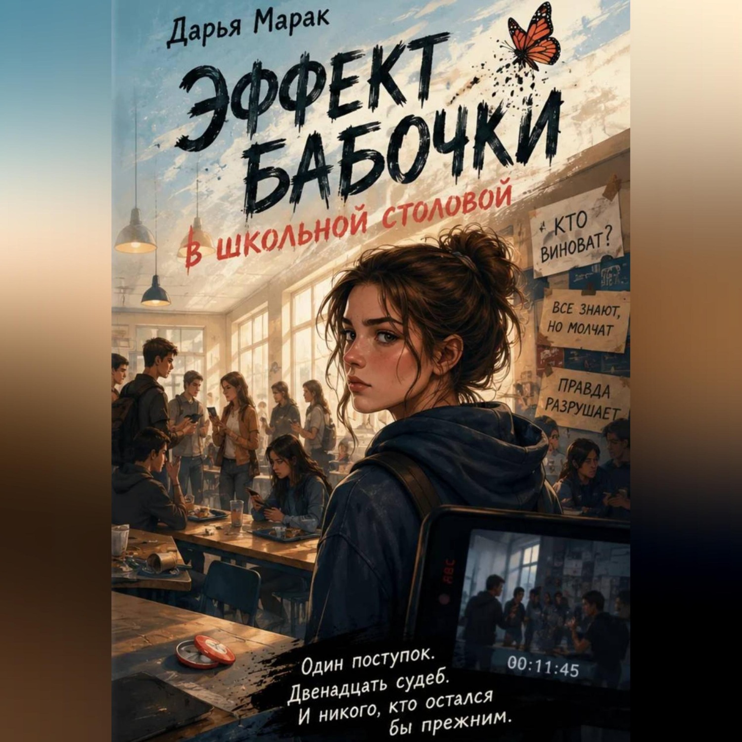 Обложка книги «Эффект бабочки в школьной столовой»