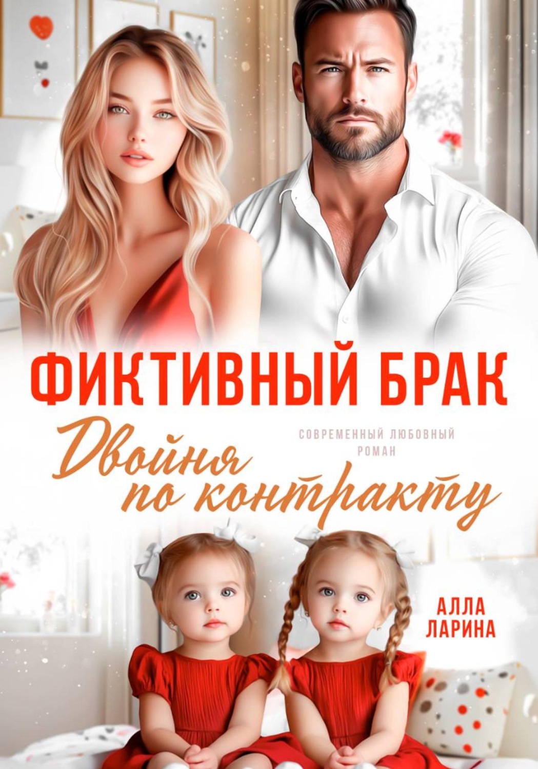 Обложка книги «Фиктивный брак. Двойня по контракту»