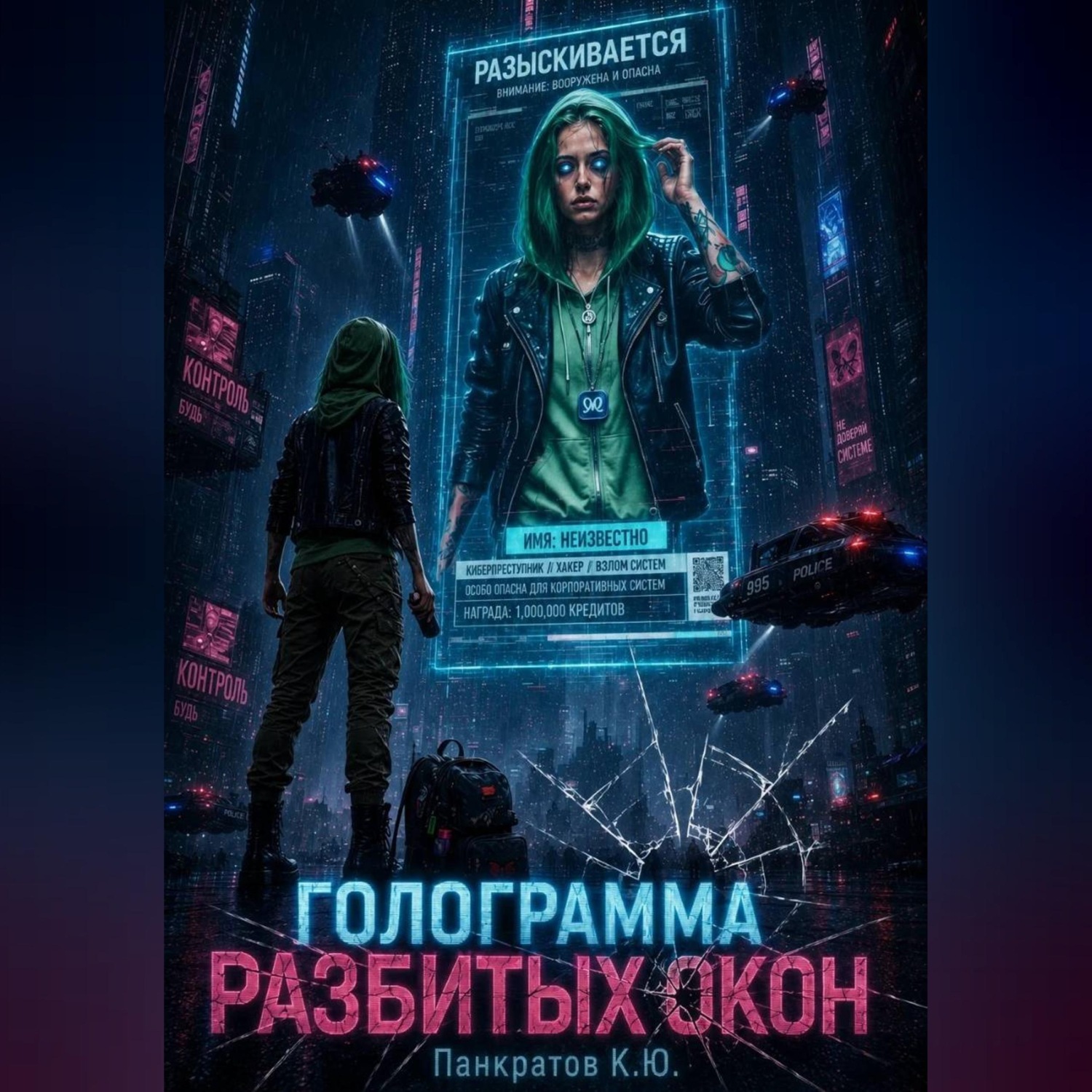 Обложка книги «Голограмма разбитых окон»