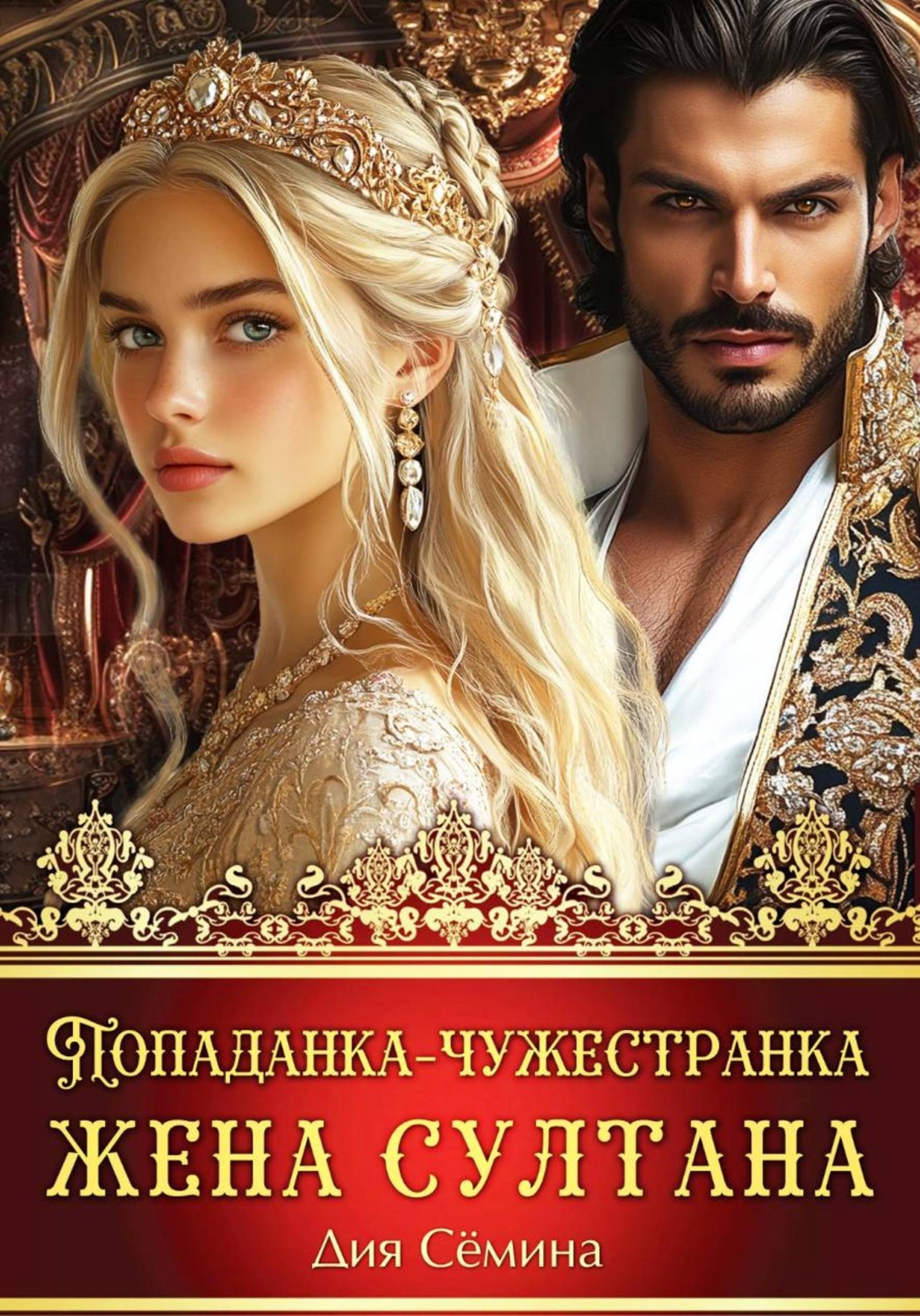 Обложка книги «Попаданка-чужестранка. Жена султана»