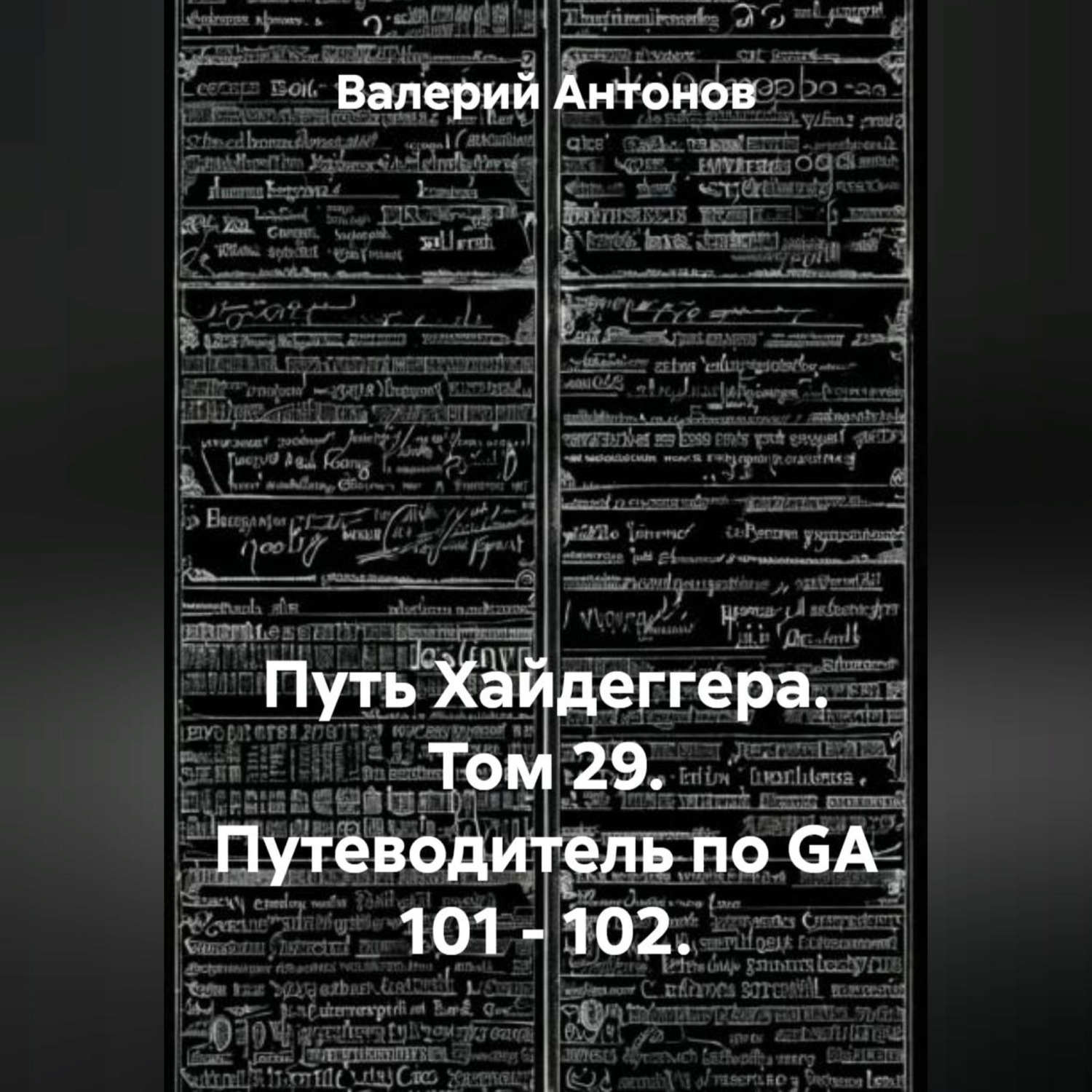 Обложка книги «Путь Хайдеггера. Том 29. Путеводитель по GA 101 – 102.»