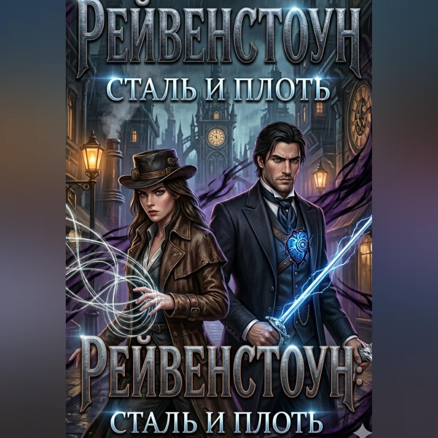 Обложка книги «РЕЙВЕНСТОУН: СТАЛЬ И ПЛОТЬ Том 1. Анатомия ловушки»
