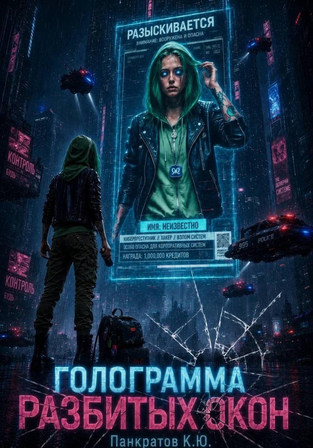 Обложка книги «Голограмма разбитых окон»