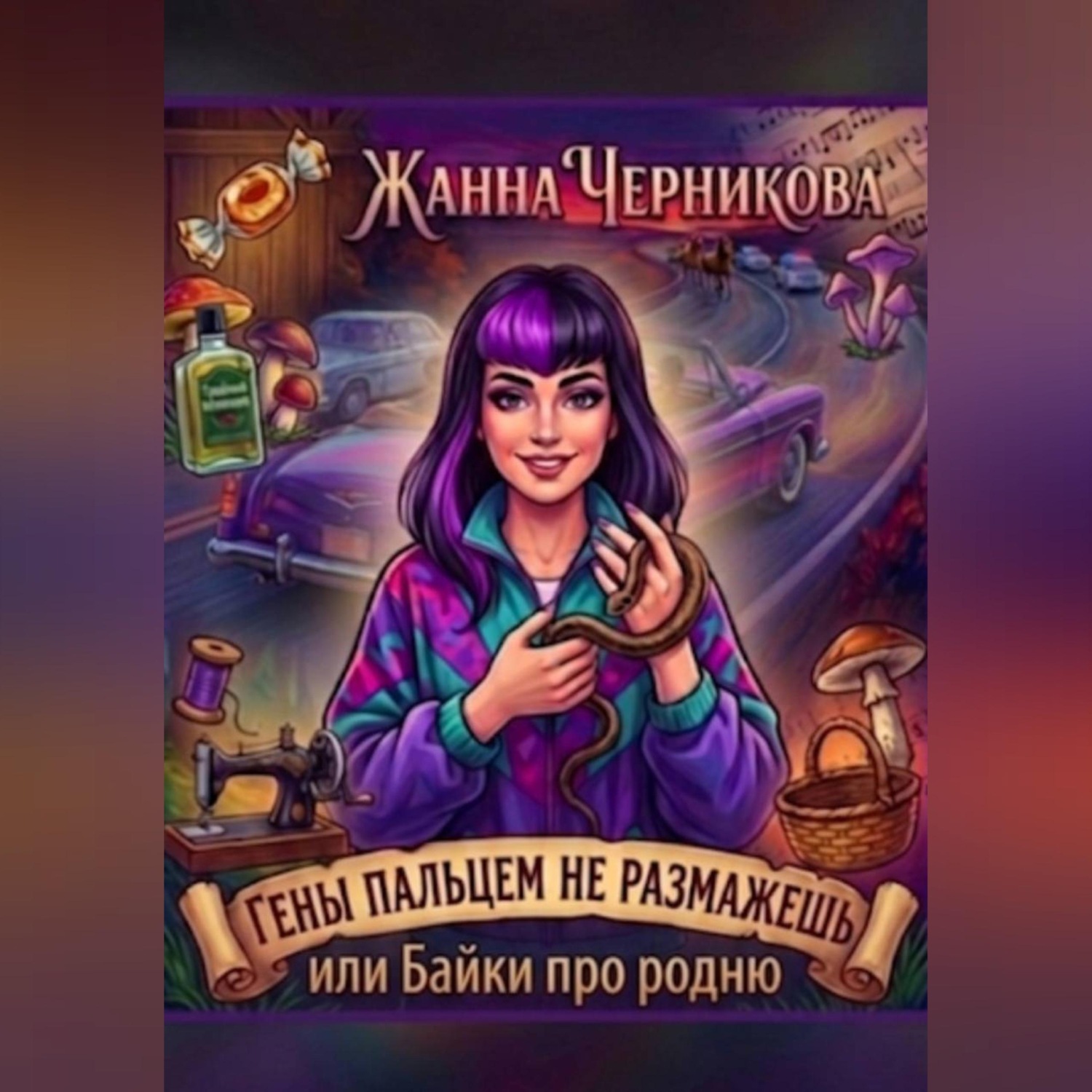 Обложка книги «Гены пальцем не размажешь или байки про родню.»