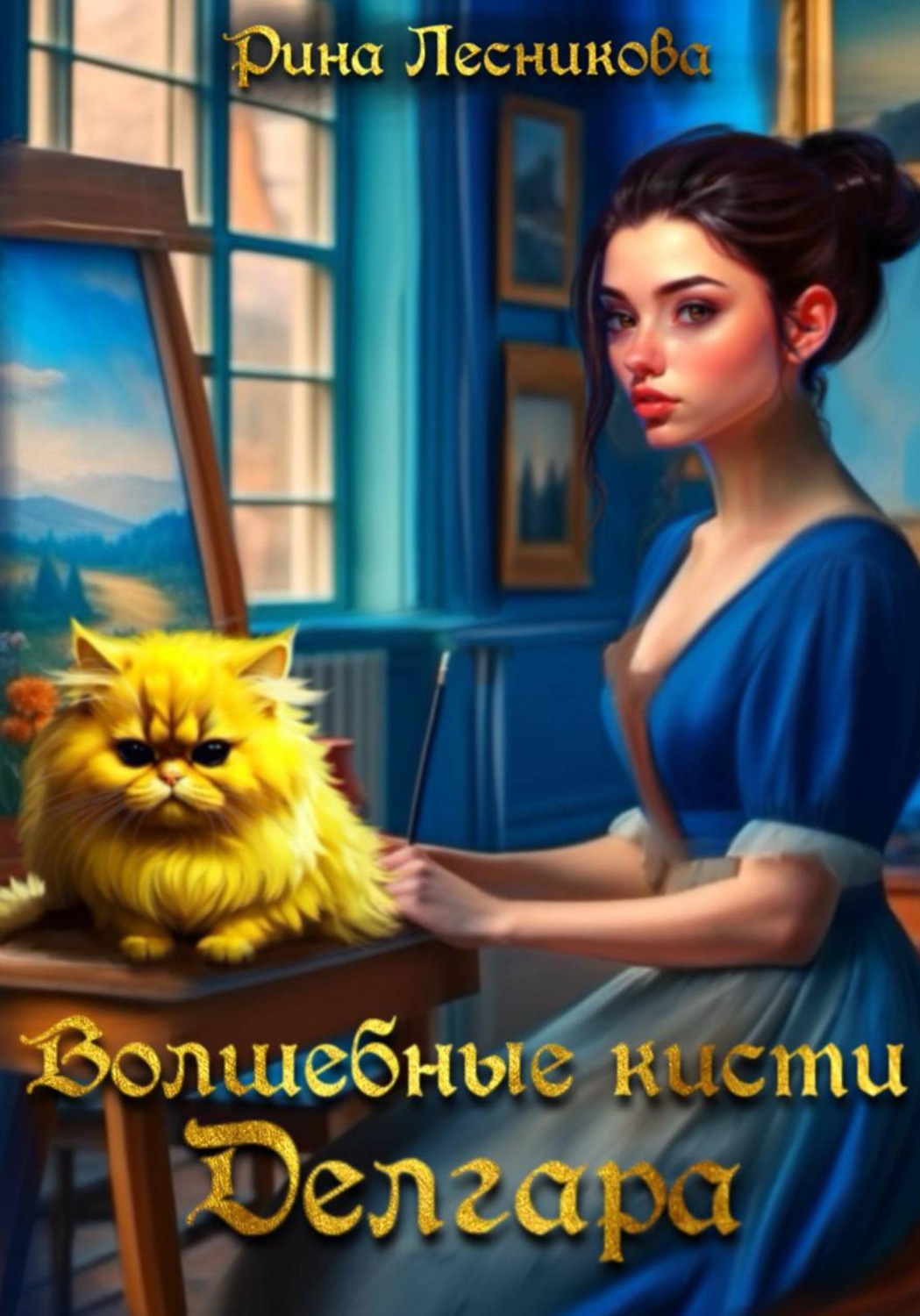 Обложка книги «Волшебные кисти Делгара»