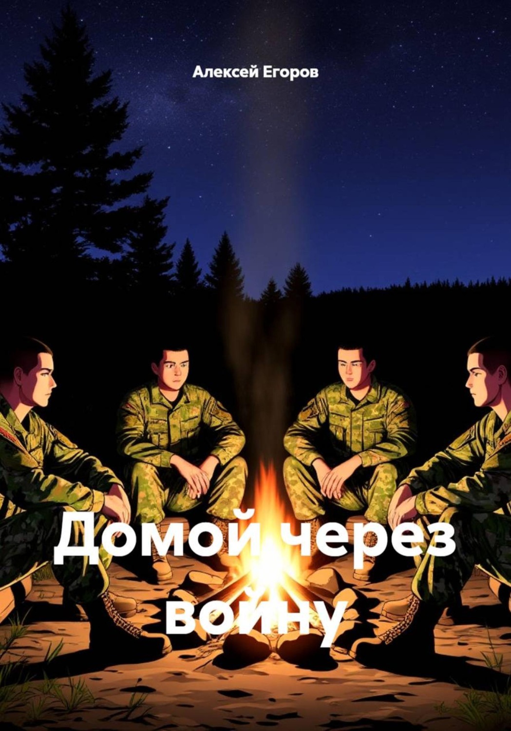 Обложка книги «Домой через войну»