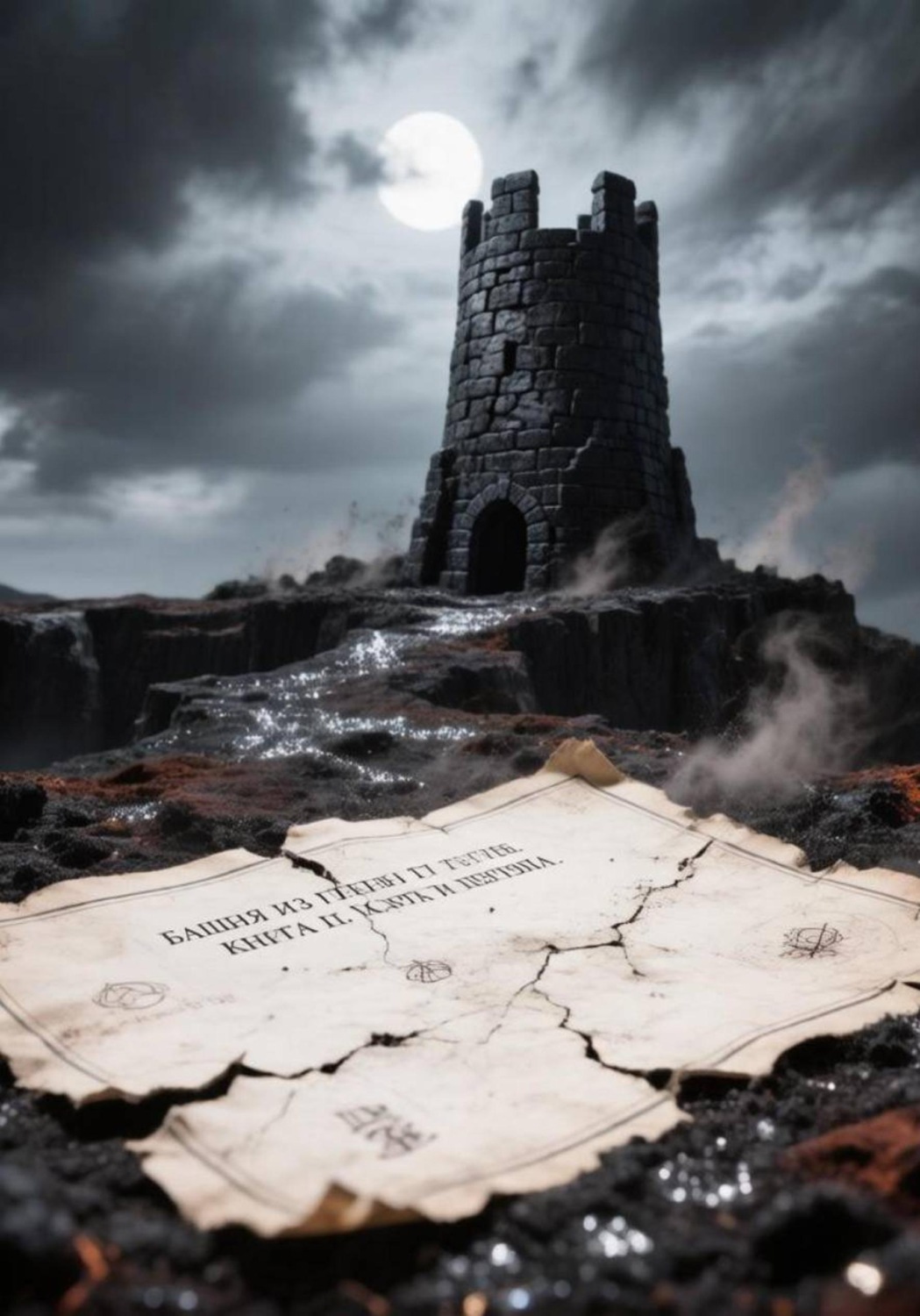 Обложка книги «Башня из пепла и теней. Книга II: Карта из пепла»