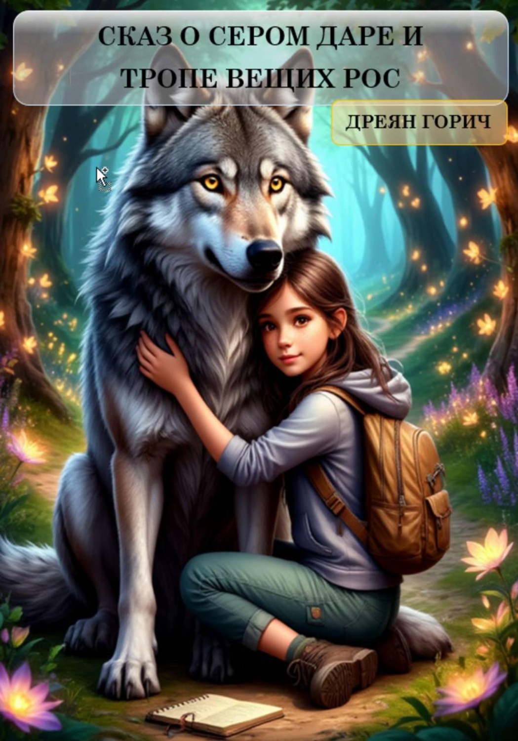 Обложка книги «Сказ о сером даре и тропе вещих рос»
